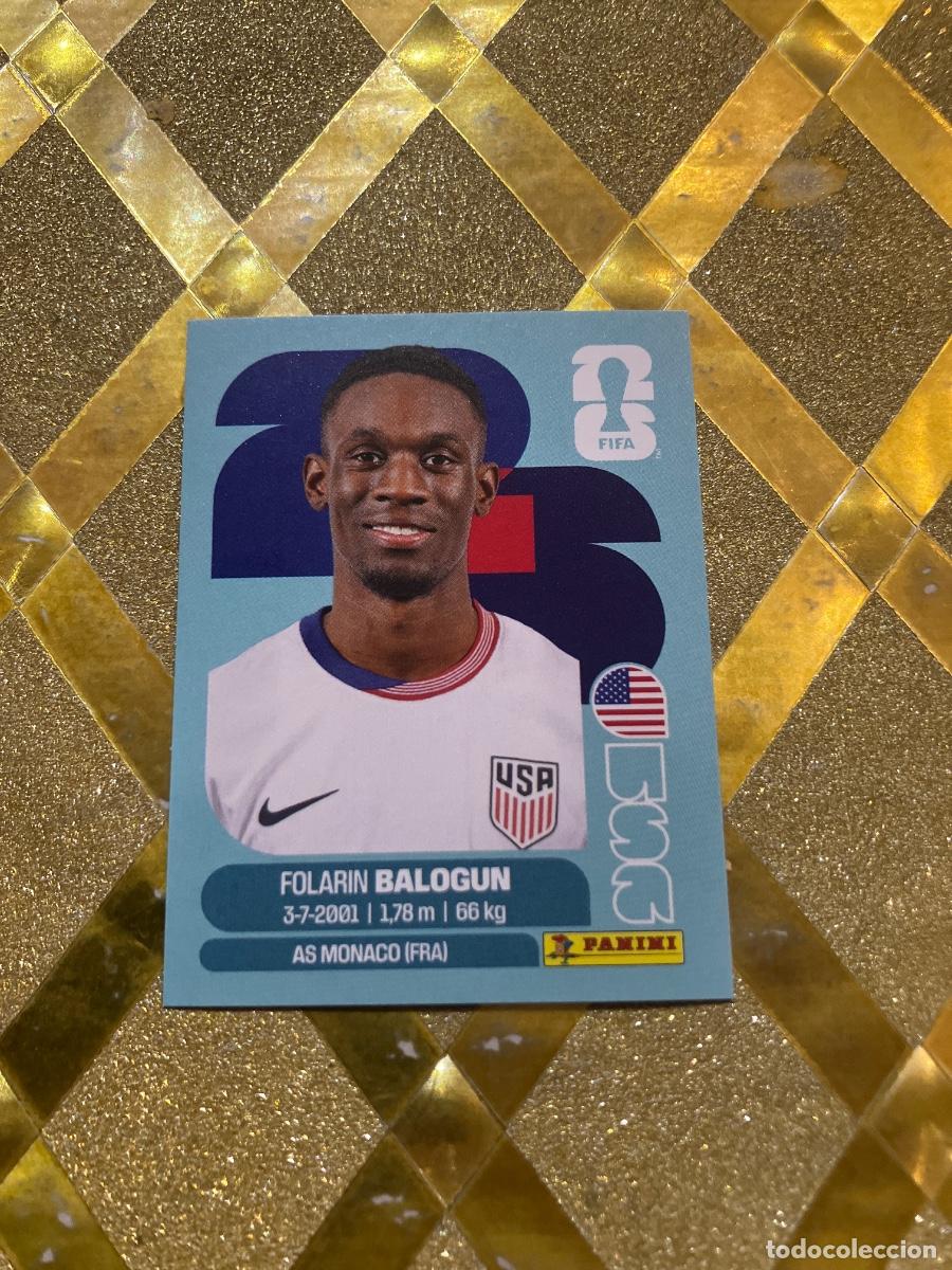Cromos de f&uacute;tbol: CROMO DE F&Uacute;TBOL NUMERO USA 20 FOLARIN BALOGUN EEUU O USA MUNDIAL 2026 MEXICO-EEUU-CANADA PANINI !