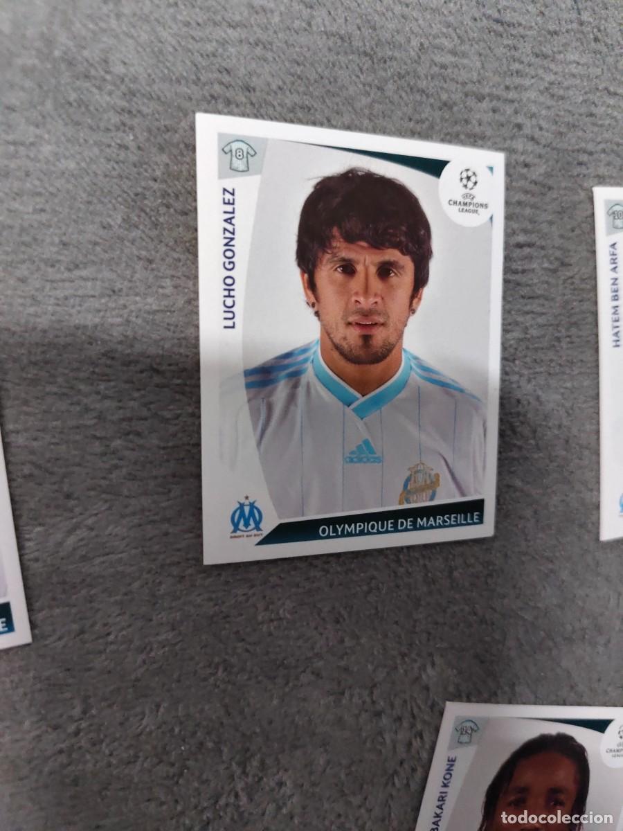 Cromos de f&uacute;tbol: 186 CHAMPIONS LEAGUE 09 10 PANINI LUCHO GONZALEZ OLYMPIQUE DE MARSEILLE 2009 2010 UCL AAA