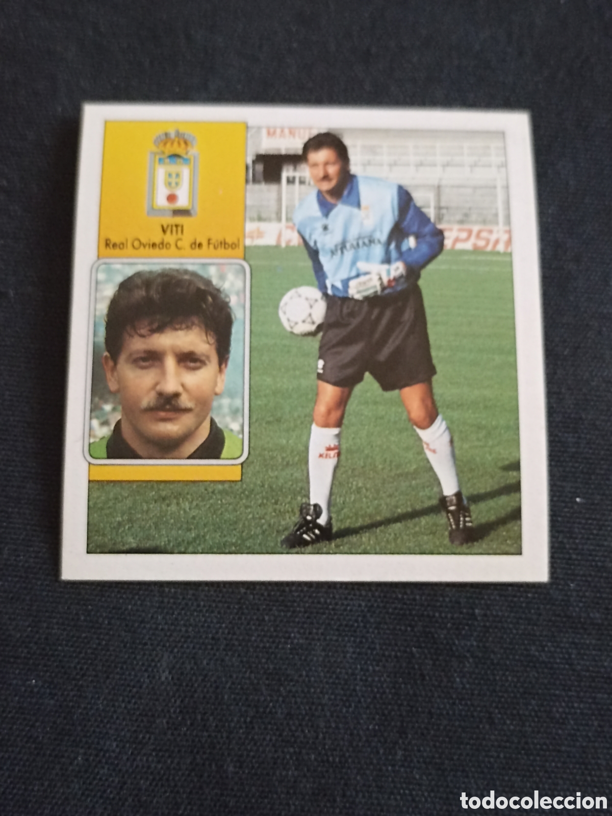 Cromos de f&uacute;tbol: Viti ( Real Oviedo Club De F&uacute;tbol ). Liga este 92-93. Nunca pegado