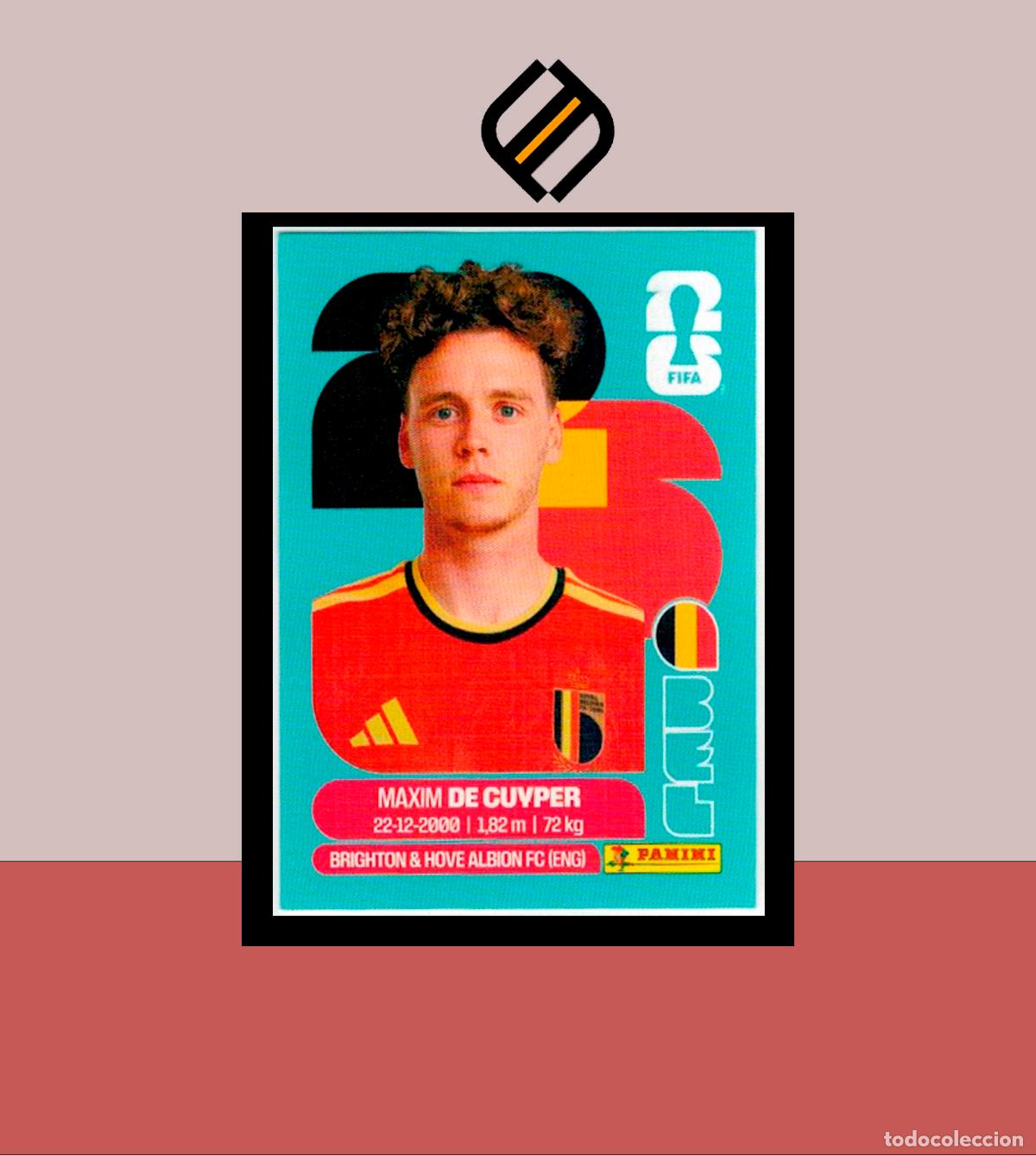 Cromos de Futebol: PANINI FIFA CLUB WORLD CUP 2026 26 BEL 7 MAXIM DE CUVPER B&Eacute;LGICA STICKER MUNDIAL MEX CAN USA LIGA