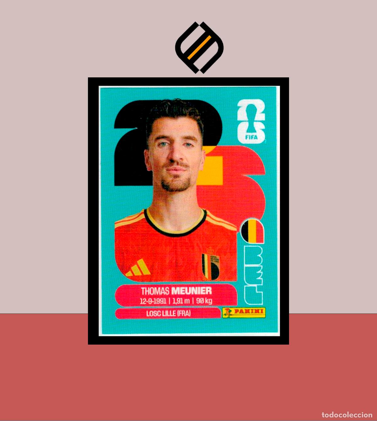 Cromos de Futebol: PANINI FIFA CLUB WORLD CUP 2026 26 BEL 8 THOMAS MEUNIER B&Eacute;LGICA STICKER MUNDIAL MEX CAN USA LIGA
