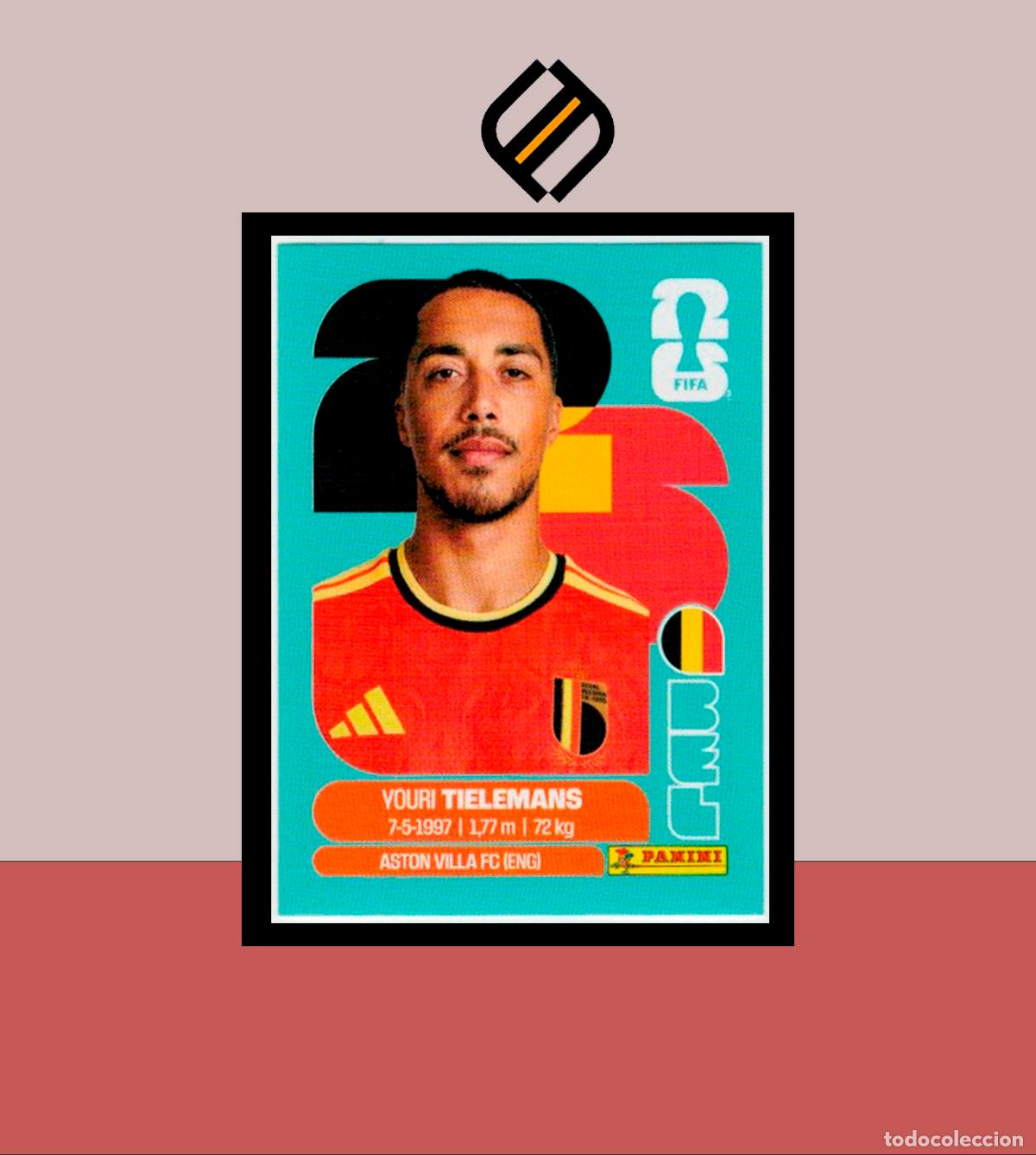 Cromos de Futebol: PANINI FIFA CLUB WORLD CUP 2026 26 BEL 9 YOURI TIELEMANS B&Eacute;LGICA STICKER MUNDIAL MEX CAN USA LIGA