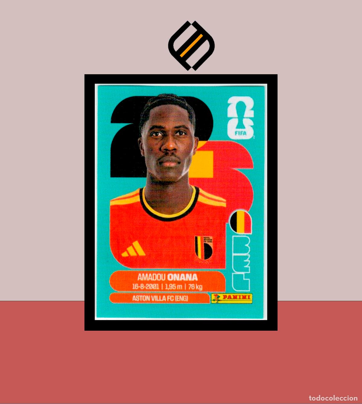 Cromos de Futebol: PANINI FIFA CLUB WORLD CUP 2026 26 BEL 10 AMADOU ONANA B&Eacute;LGICA STICKER MUNDIAL MEX CAN USA LIGA