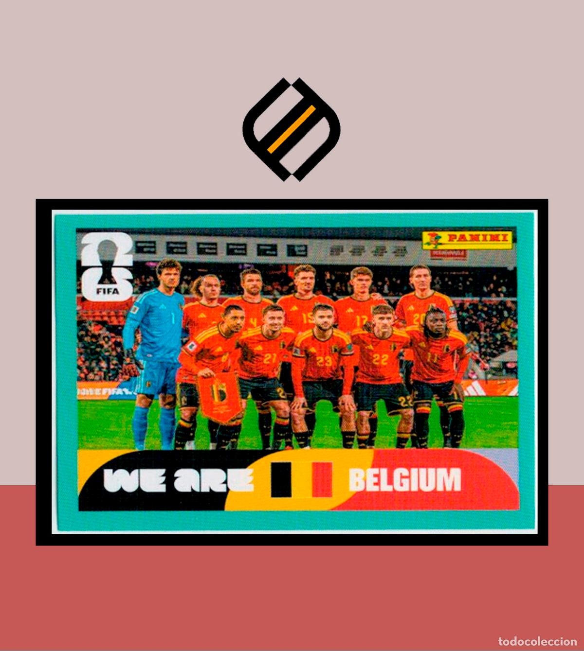 Cromos de Futebol: PANINI FIFA CLUB WORLD CUP 2026 26 BEL 13 ALINEACI&Oacute;N B&Eacute;LGICA STICKER MUNDIAL MEX CAN USA LIGA