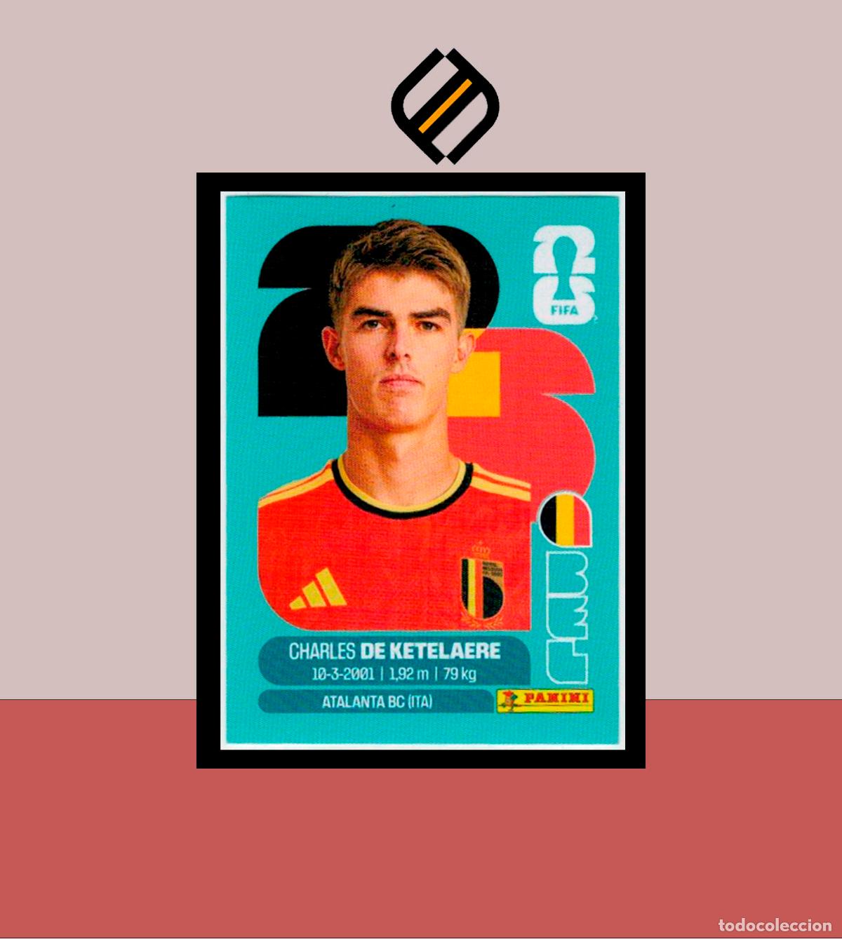 Cromos de Futebol: PANINI FIFA CLUB WORLD CUP 2026 26 BEL 17 CHARLES DE KETELAERE B&Eacute;LGICA STICKER MUNDIAL MEX CAN USA