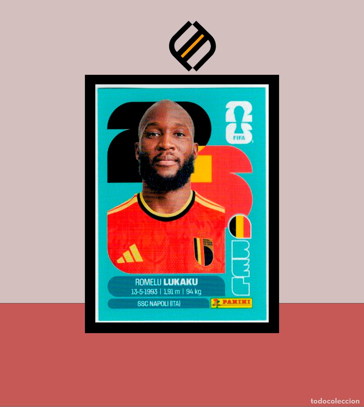 Cromos de f&uacute;tbol: PANINI FIFA CLUB WORLD CUP 2026 26 BEL 20 ROMELU LUKAKU B&Eacute;LGICA STICKER MUNDIAL MEX CAN USA