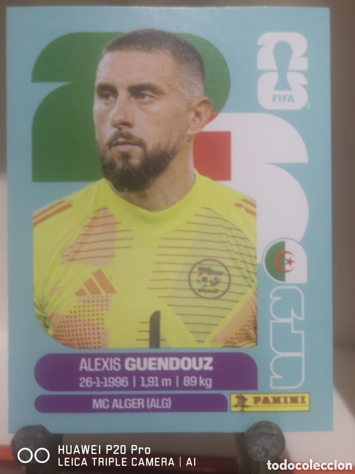Cromos de f&uacute;tbol: FIFA WORLD CUP MUNDIAL 2026 GUENDOUZ - ALG 2
