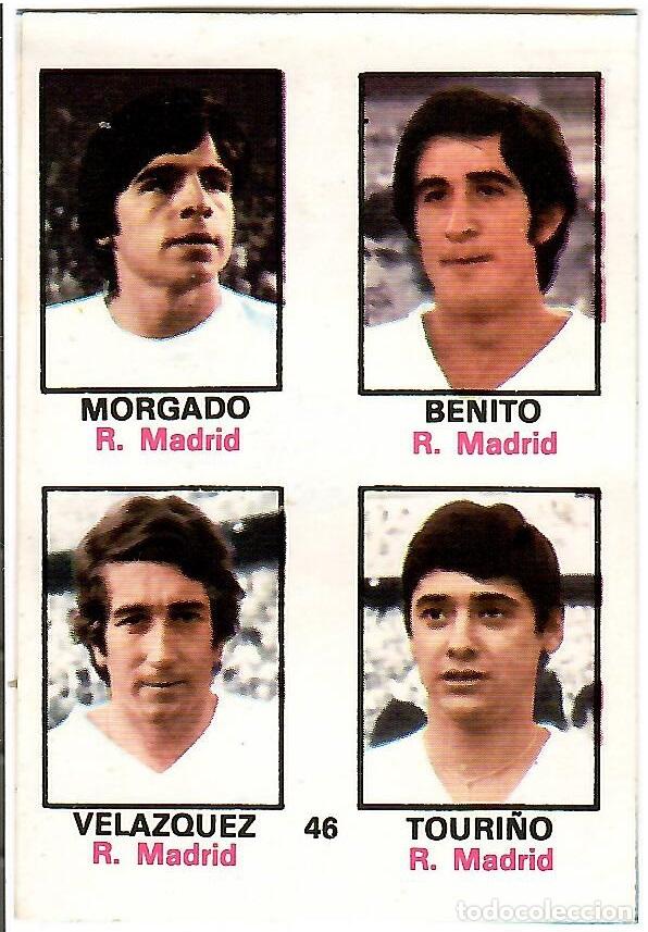 Cartes &agrave; collectionner de Football: Adhesivo n&ordm; 46 del album de futbol 1974-75, FHER (R. Madrid)