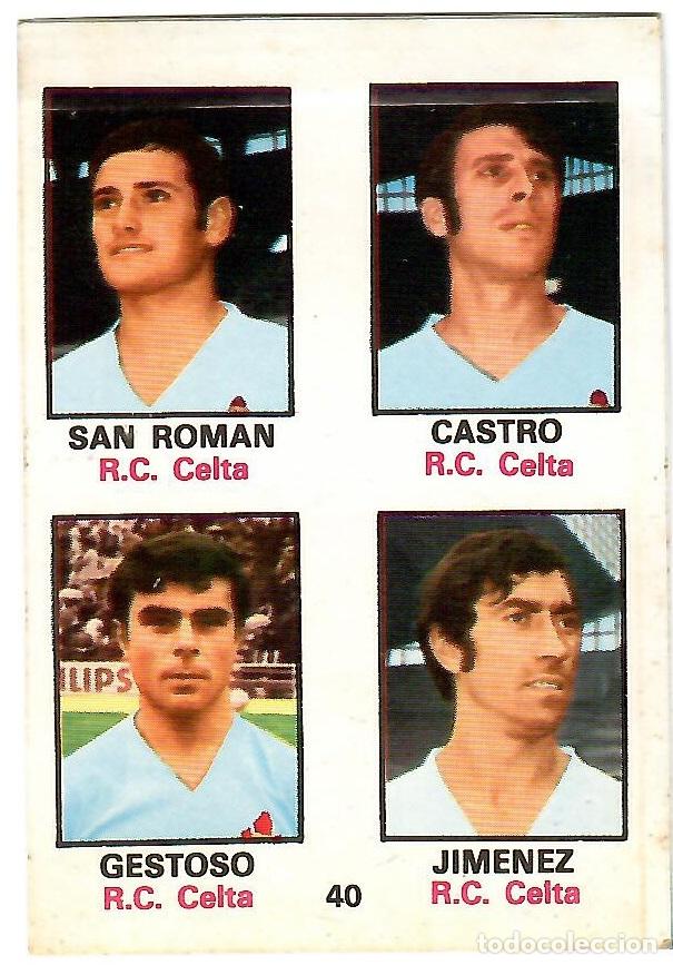 Figurine di Calcio: Adhesivo n&ordm; 40 del album de futbol 1974-75, FHER (R.C. Celta de Vigo)