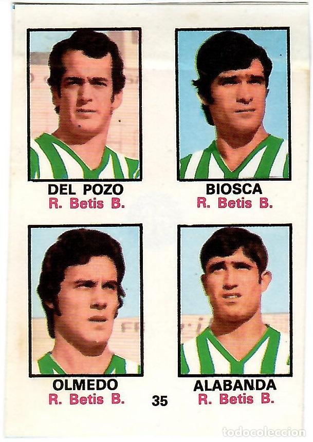 Figurine di Calcio: Adhesivo n&ordm; 35 del album de futbol 1974-75, FHER (R. Betis Balompie)
