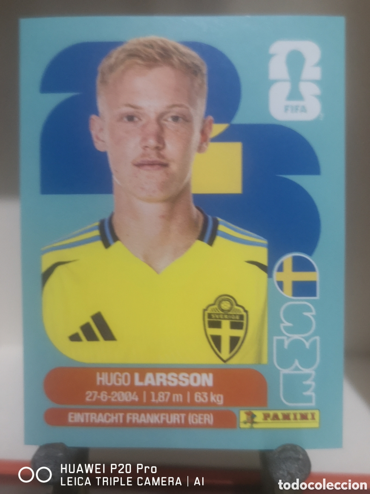 Cromos de f&uacute;tbol: FIFA WORLD CUP MUNDIAL 2026 LARSSON - SWE 9