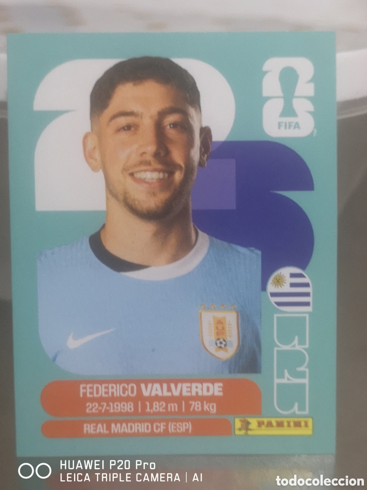 Cromos de f&uacute;tbol: FIFA WORLD CUP MUNDIAL 2026 FEDERICO VALVERDE - URU 10
