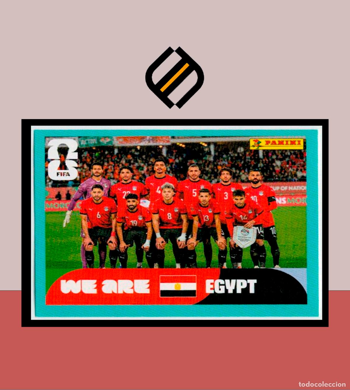 Cromos de f&uacute;tbol: PANINI FIFA CLUB WORLD CUP 2026 26 EGY 13 ALINEACI&Oacute;N EGIPTO STICKER MUNDIAL MEX CAN USA
