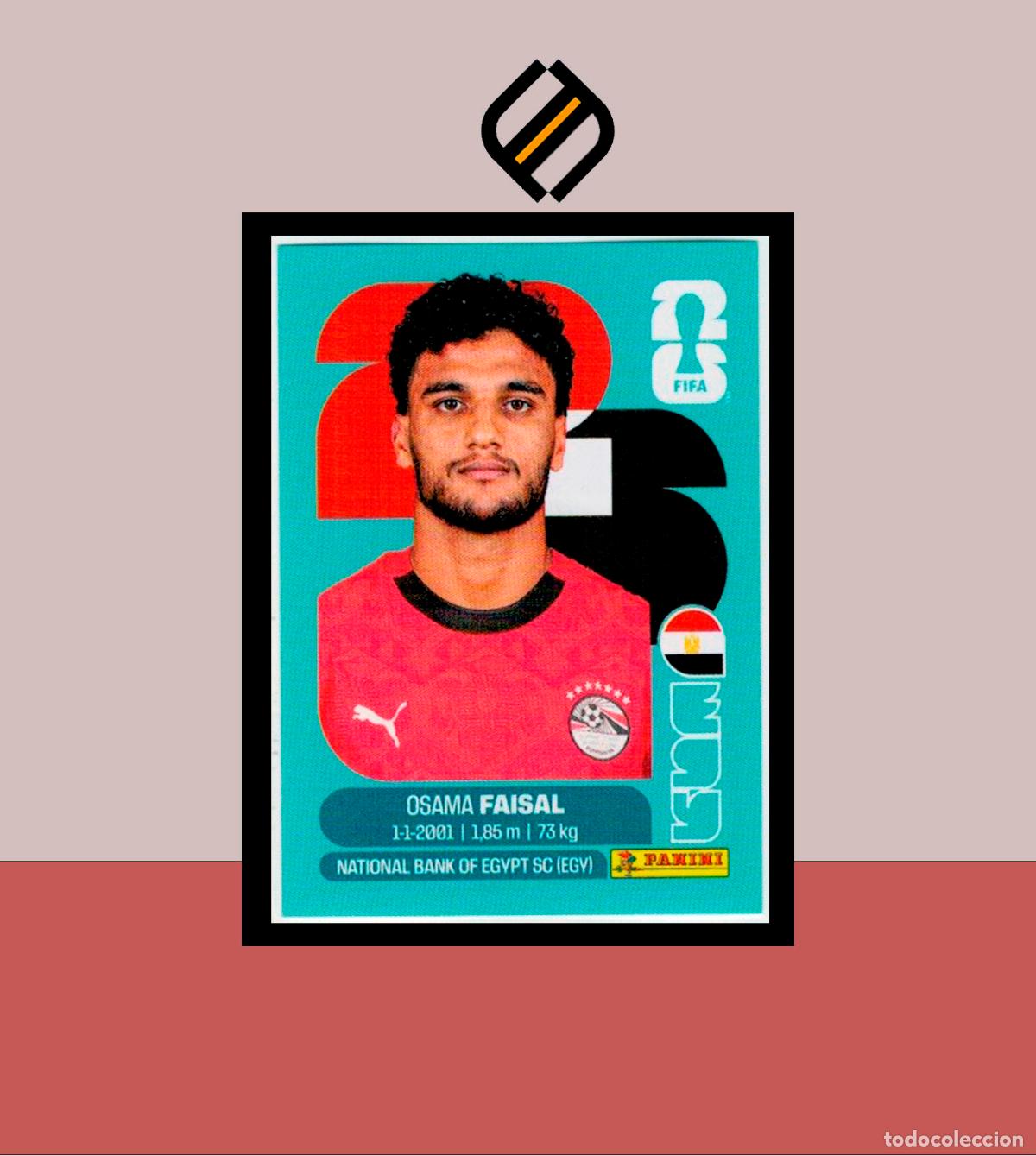 Cromos de f&uacute;tbol: PANINI FIFA CLUB WORLD CUP 2026 26 EGY 16 OSAMA FAISAL EGIPTO STICKER MUNDIAL MEX CAN USA
