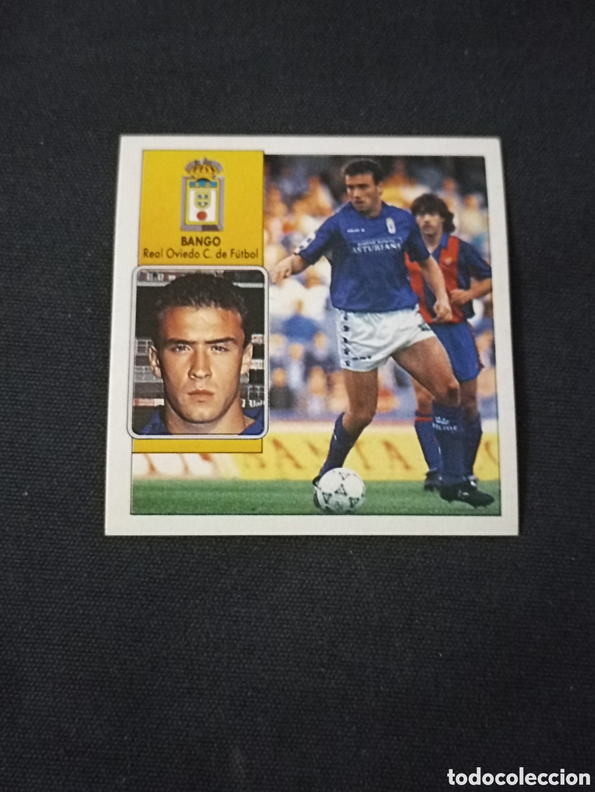 Cromos de Futebol: Bango ( Real Oviedo Club De F&uacute;tbol ). Liga este 92-93. Nunca pegado