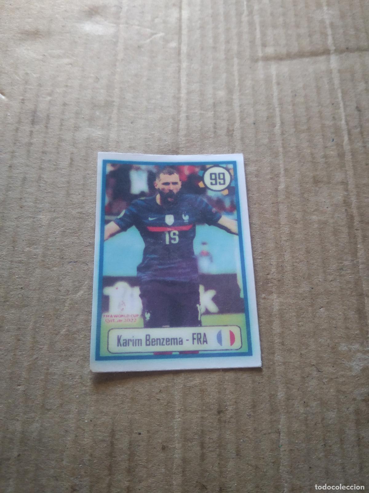 Cromos de Futebol: 99 BENZEMA FRANCIA CROMO FUTBOL MUNDIAL 2022 WORLD CUP EDITADO EN BRASIL