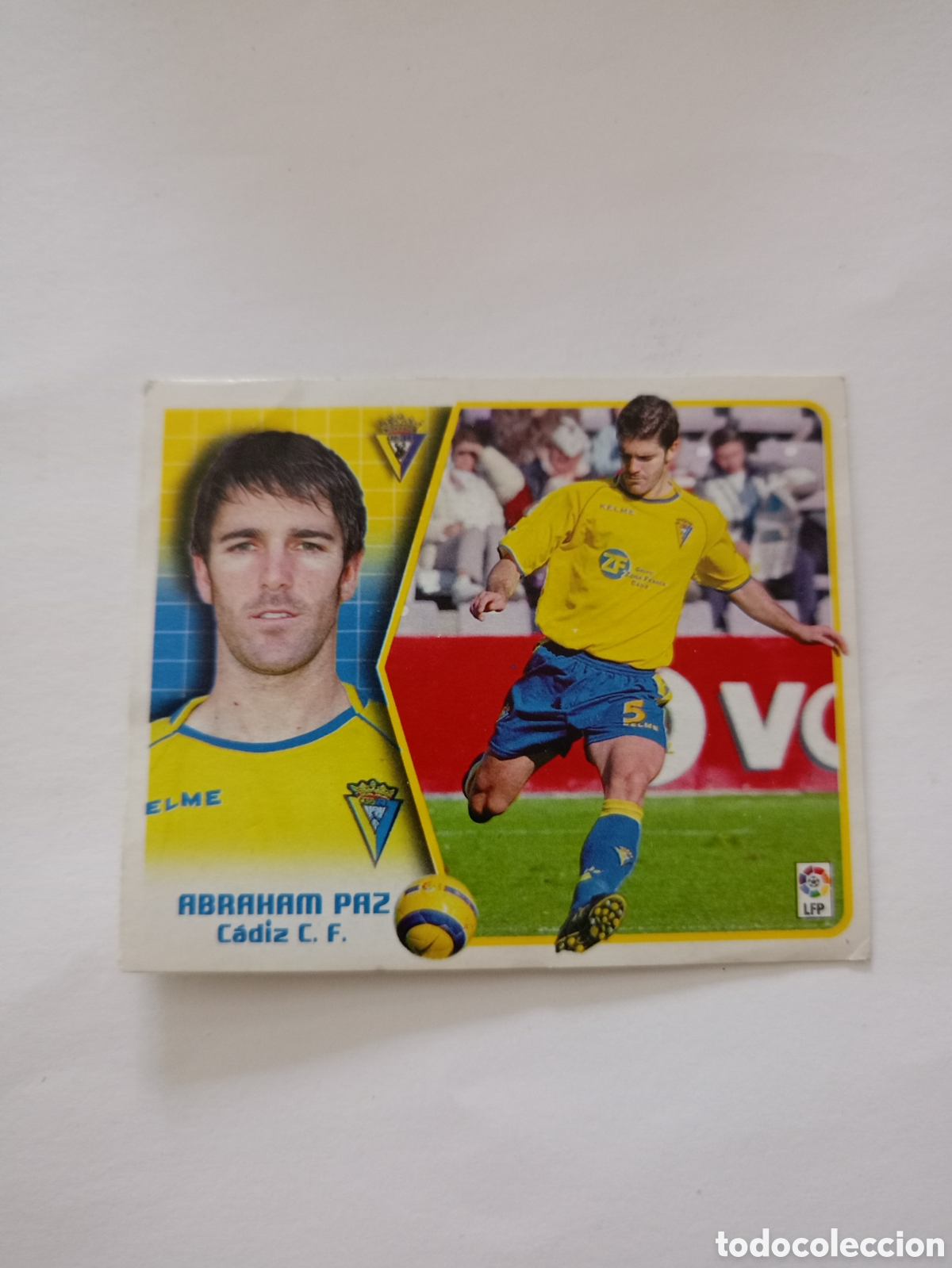 Cromos de Futebol: ABRAHAM PAZ CADIZ CROMOS ALBUM LIGA FUTBOL EDICIONES ESTE 2005 2006 05 06 PANINI