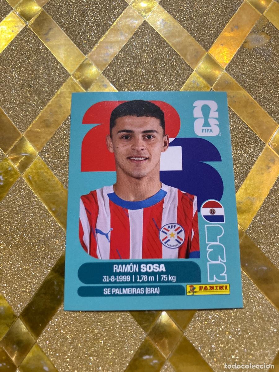 Cromos de Futebol: CROMO DE F&Uacute;TBOL NUMERO PAR 18 RAMON SOSA PARAGUAY MUNDIAL 2026 MEXICO-EEUU-CANADA PANINI !