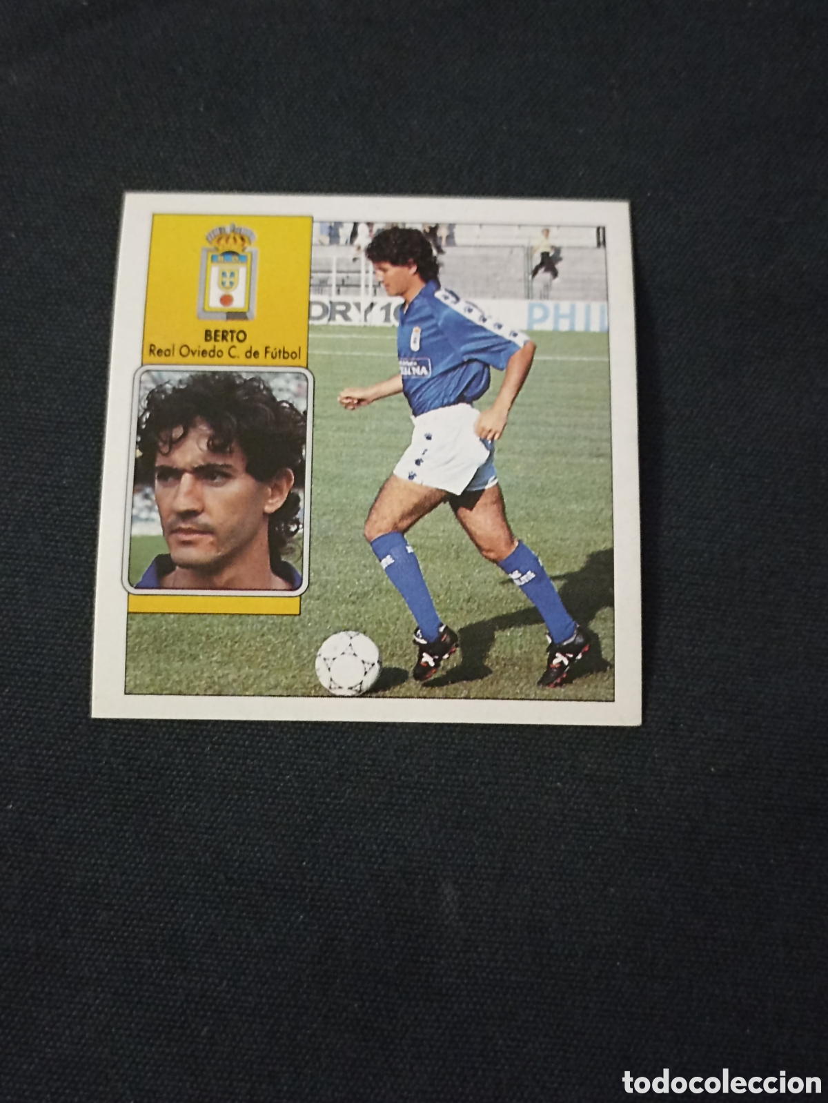 Cromos de Futebol: Berto ( Real Oviedo Club De F&uacute;tbol ). Liga este 92-93. Nunca pegado