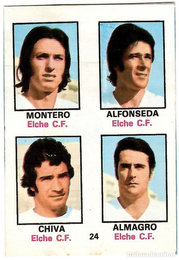 Cromos de f&uacute;tbol: Adhesivo n&ordm; 24 del album de futbol 1974-75, FHER (Elche C.F.)