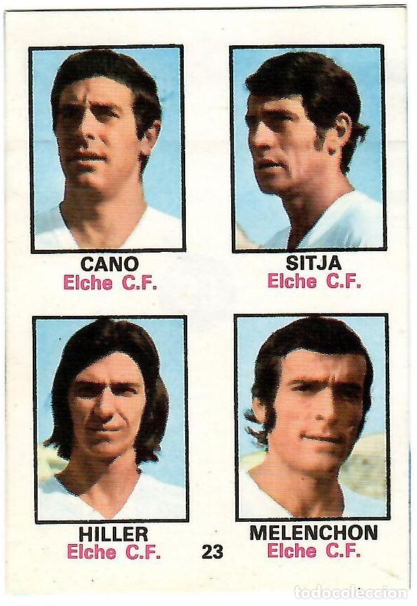 Cromos de f&uacute;tbol: Adhesivo n&ordm; 23 del album de futbol 1974-75, FHER (Elche C.F.)