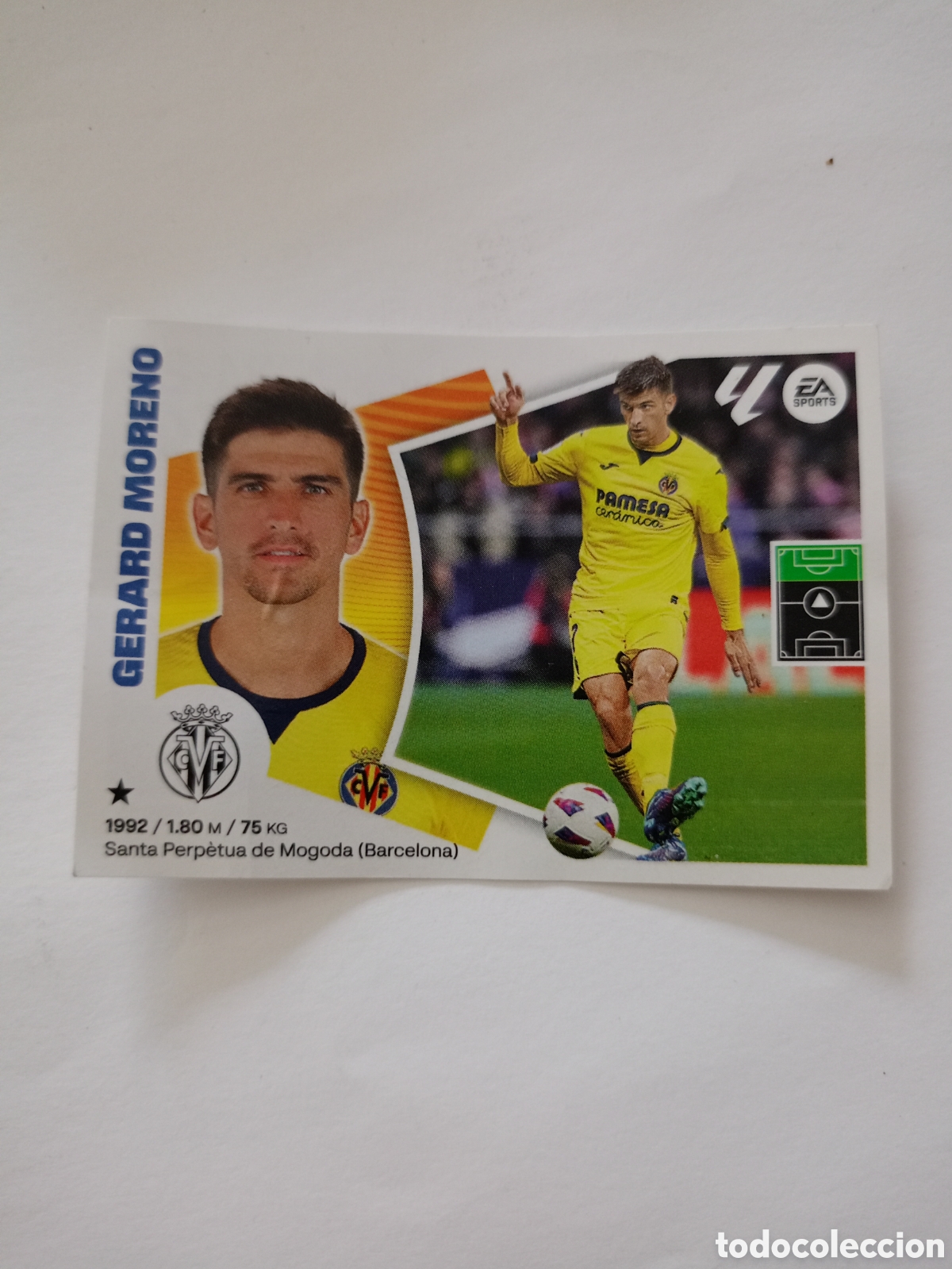 Cromos de f&uacute;tbol: LIGA ESTE 2024 2025 24 25 PANINI VILLARREAL N&ordm; 19 GERARD MORENO COLECCI&Oacute;N STICKER ALB&Uacute;M