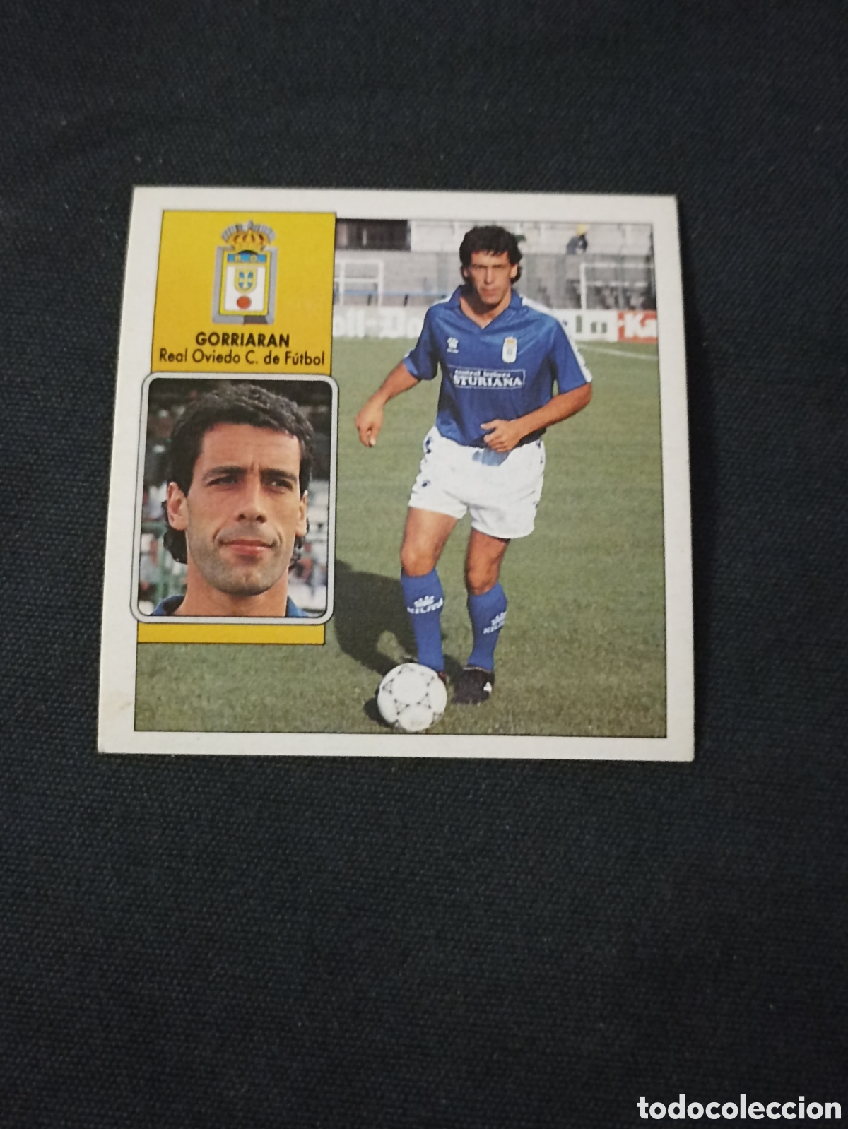 Cromos de f&uacute;tbol: Gorriaran ( Real Oviedo Club De F&uacute;tbol ). Liga este 92-93. Nunca pegado