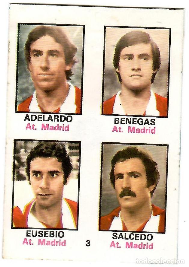 Cromos de f&uacute;tbol: Adhesivo n&ordm; 3 del album de futbol 1974-75, FHER (At. Madrid)