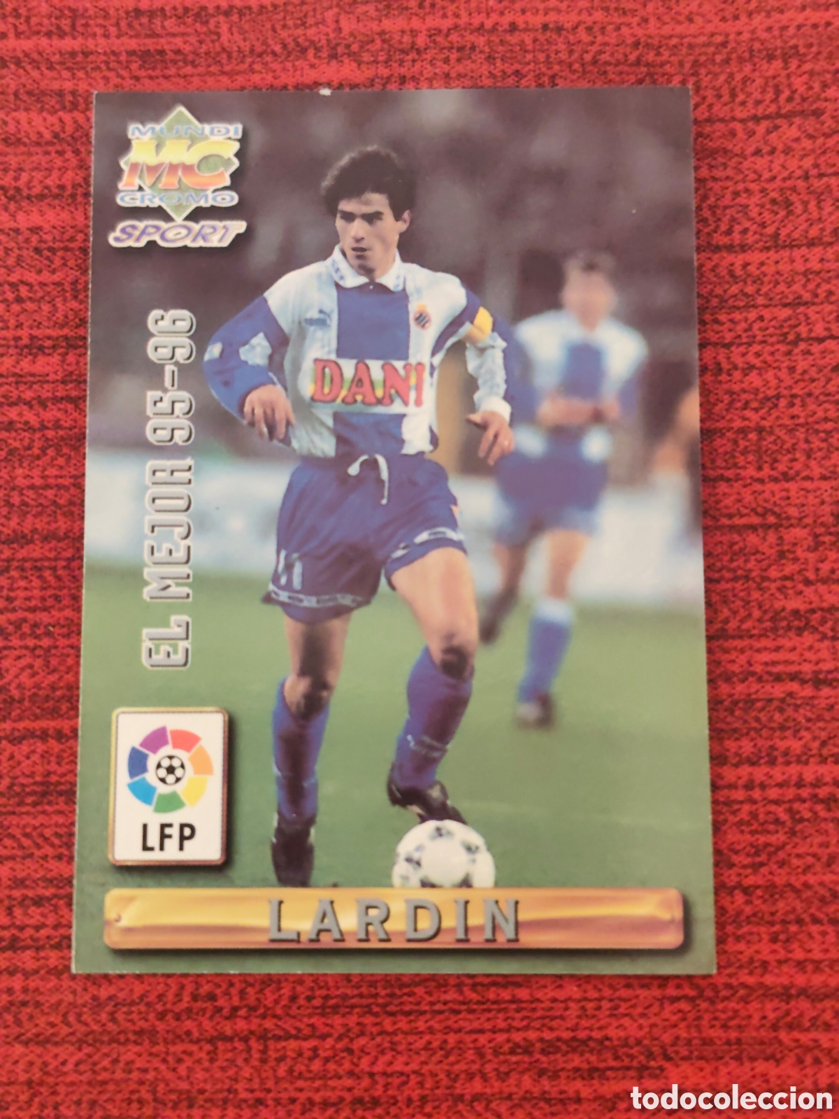Cromos de f&uacute;tbol: 403 LARDIN ESPANYOL EL MEJOR 95-96 MUNDICROMO 1996 1997 #