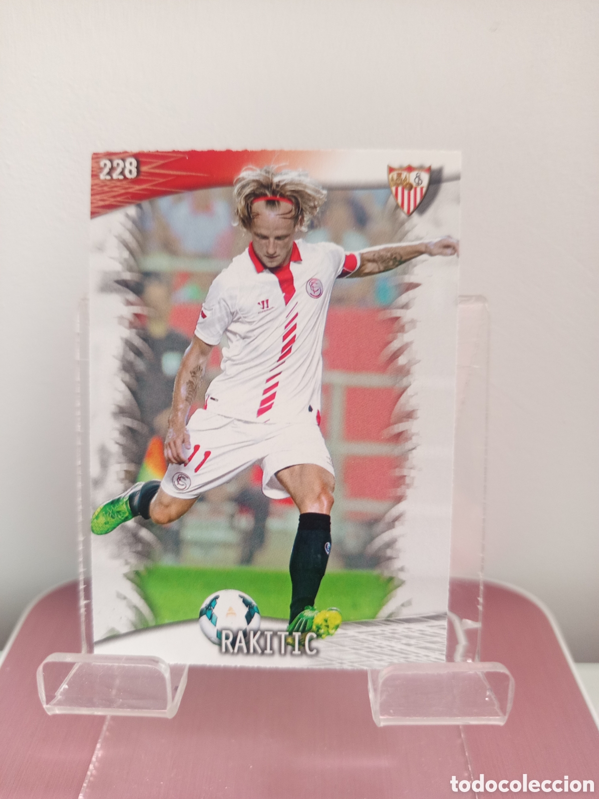 Cromos de Futebol: ❇️ CROMO CARD ⚽ RAKITIC SEVILLA 228 FICHAS LIGA QUIZ GAME 2014 13 14 2013 2014 MUNDICROMO ❇️