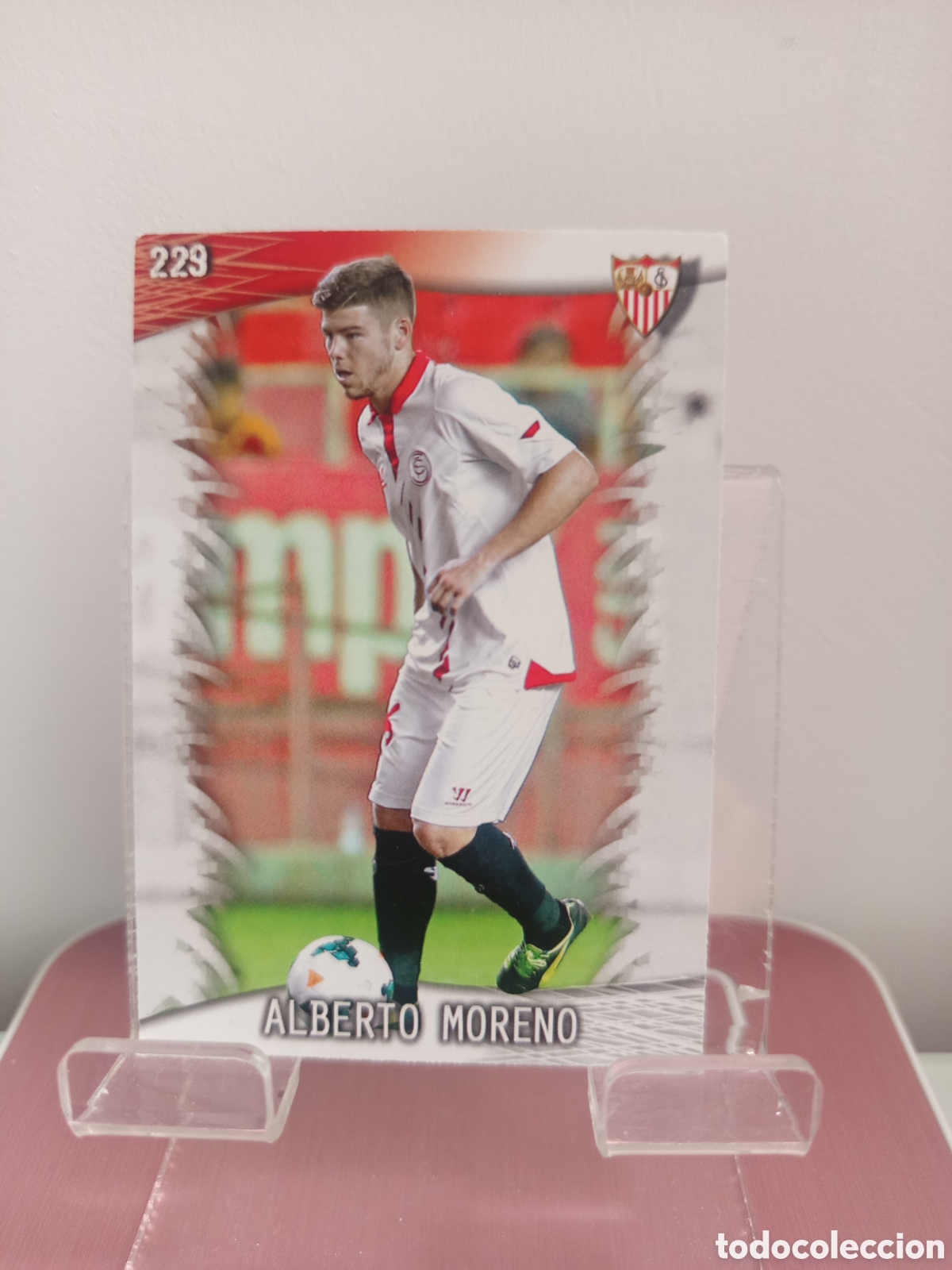 Cromos de Futebol: ❇️ CROMO CARD ⚽ ALBERTO MORENO SEVILLA 229 FICHAS LIGA QUIZ GAME 2014 13 14 2013 2014 MUNDICROMO ❇️