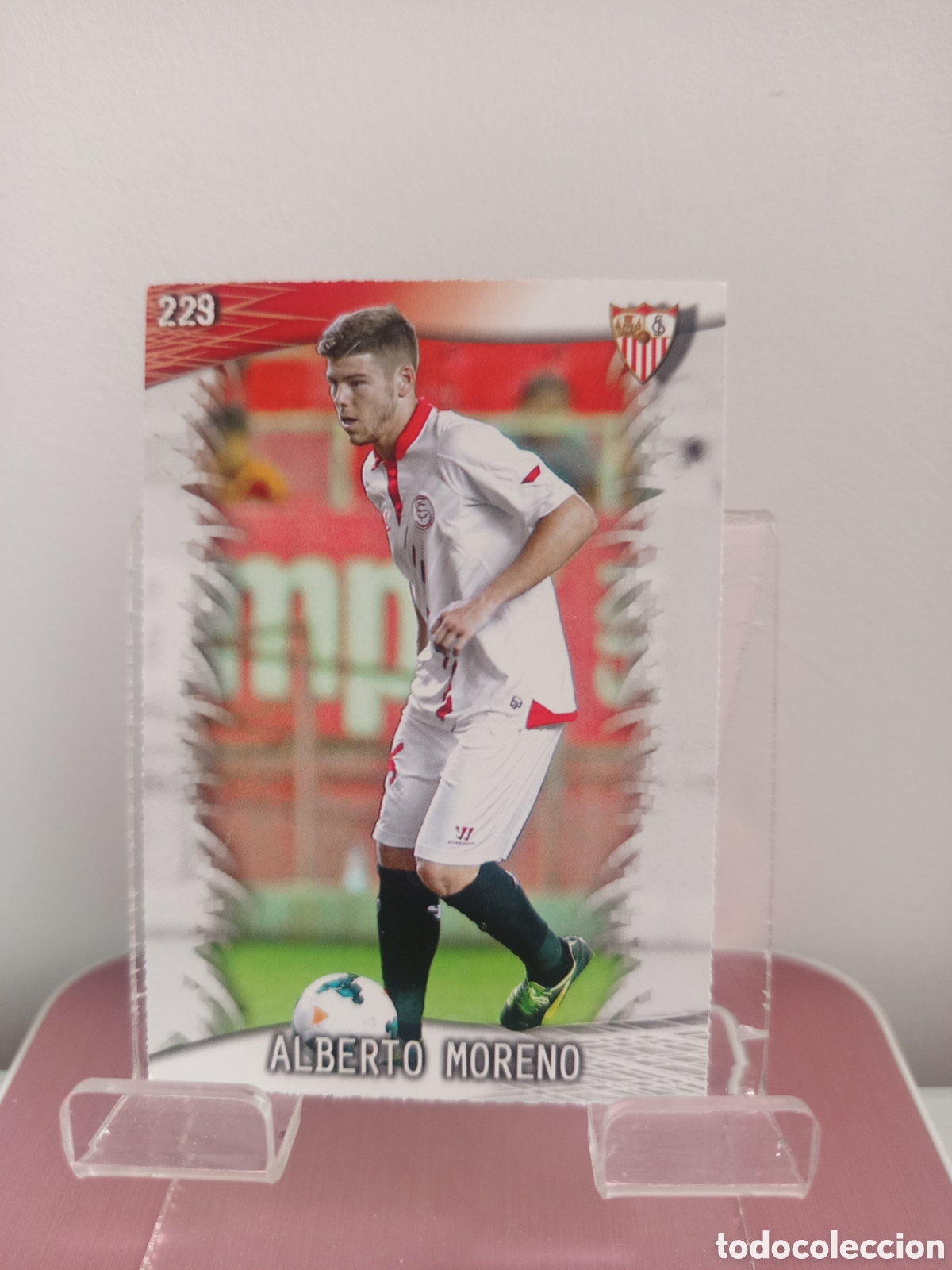 Cromos de Futebol: ❇️ CROMO CARD ⚽ ALBERTO MORENO SEVILLA 229 FICHAS LIGA QUIZ GAME 2014 13 14 2013 2014 MUNDICROMO ❇️