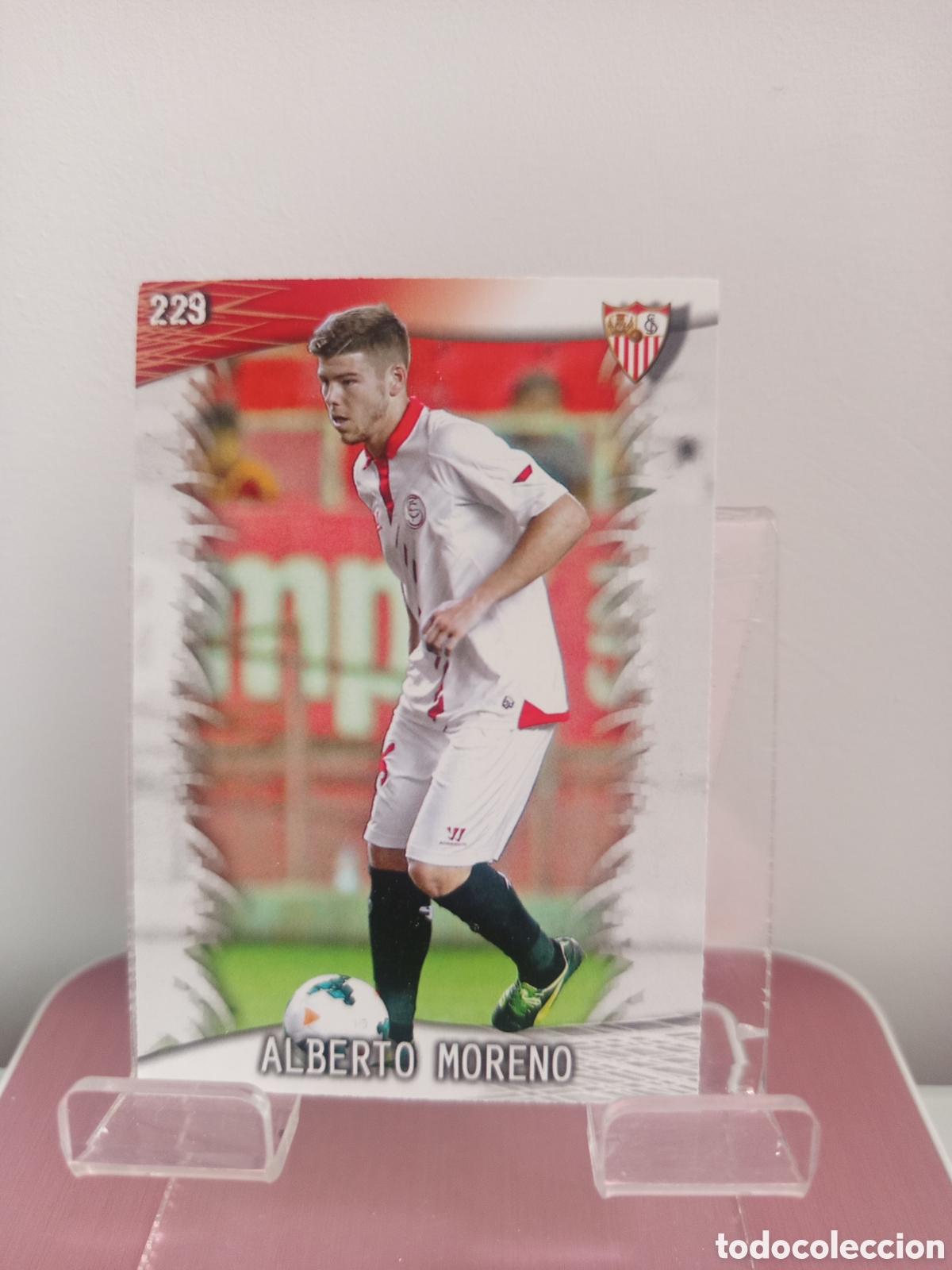 Cromos de Futebol: ❇️ CROMO CARD ⚽ ALBERTO MORENO SEVILLA 229 FICHAS LIGA QUIZ GAME 2014 13 14 2013 2014 MUNDICROMO ❇️