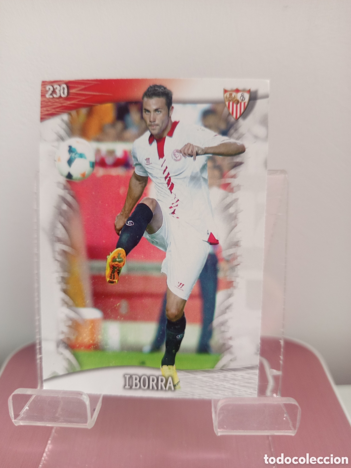 Cromos de Futebol: ❇️ CROMO CARD ⚽ IBORRA SEVILLA 230 FICHAS LIGA QUIZ GAME 2014 13 14 2013 2014 MUNDICROMO ❇️