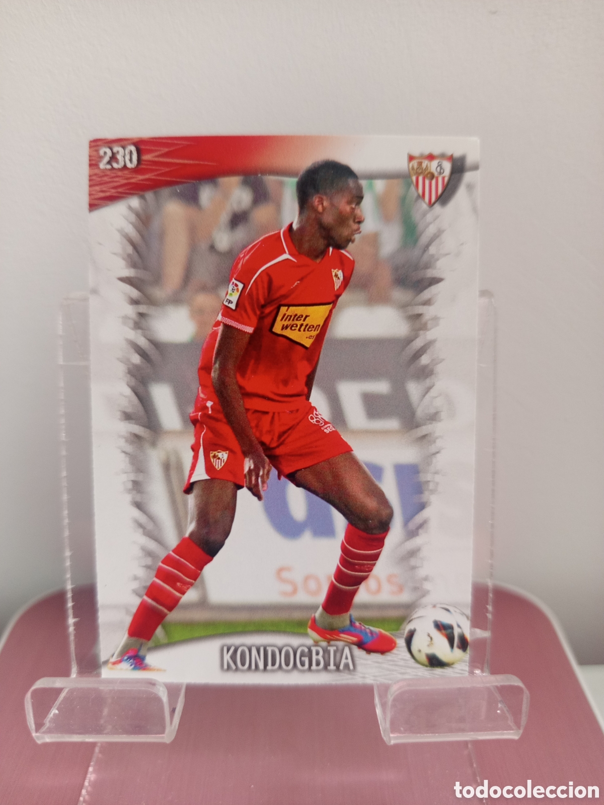 Cromos de Futebol: ❇️ CROMO CARD ⚽ KONDOGBIA SEVILLA 230 FICHAS LIGA QUIZ GAME 2014 13 14 2013 2014 MUNDICROMO ❇️