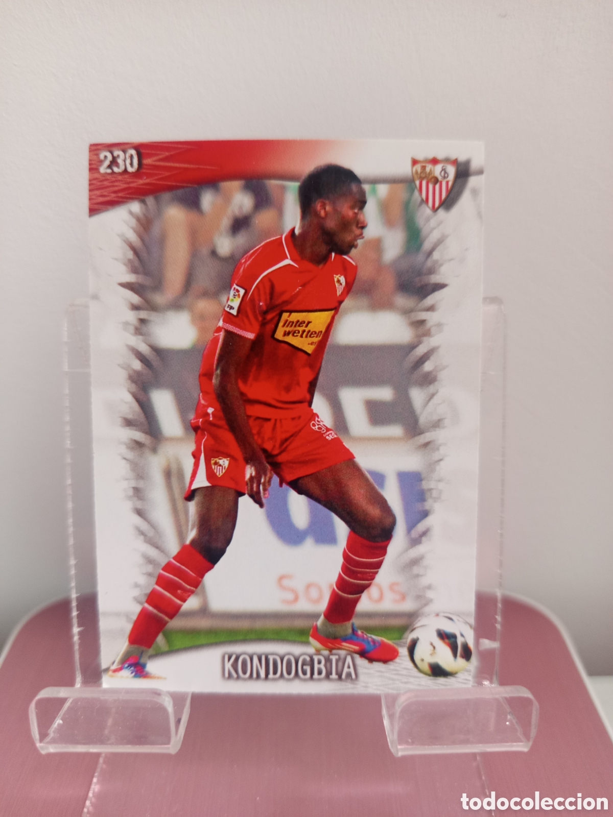 Cromos de Futebol: ❇️ CROMO CARD ⚽ KONDOGBIA SEVILLA 230 FICHAS LIGA QUIZ GAME 2014 13 14 2013 2014 MUNDICROMO ❇️