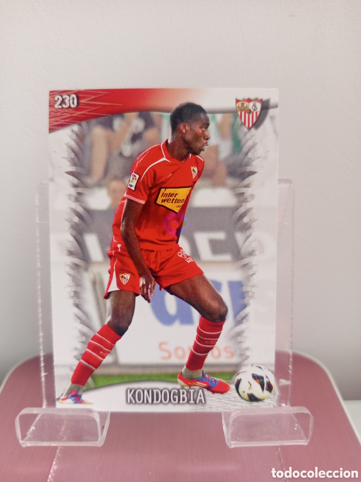 Cromos de Futebol: ❇️ CROMO CARD ⚽ KONDOGBIA SEVILLA 230 FICHAS LIGA QUIZ GAME 2014 13 14 2013 2014 MUNDICROMO ❇️