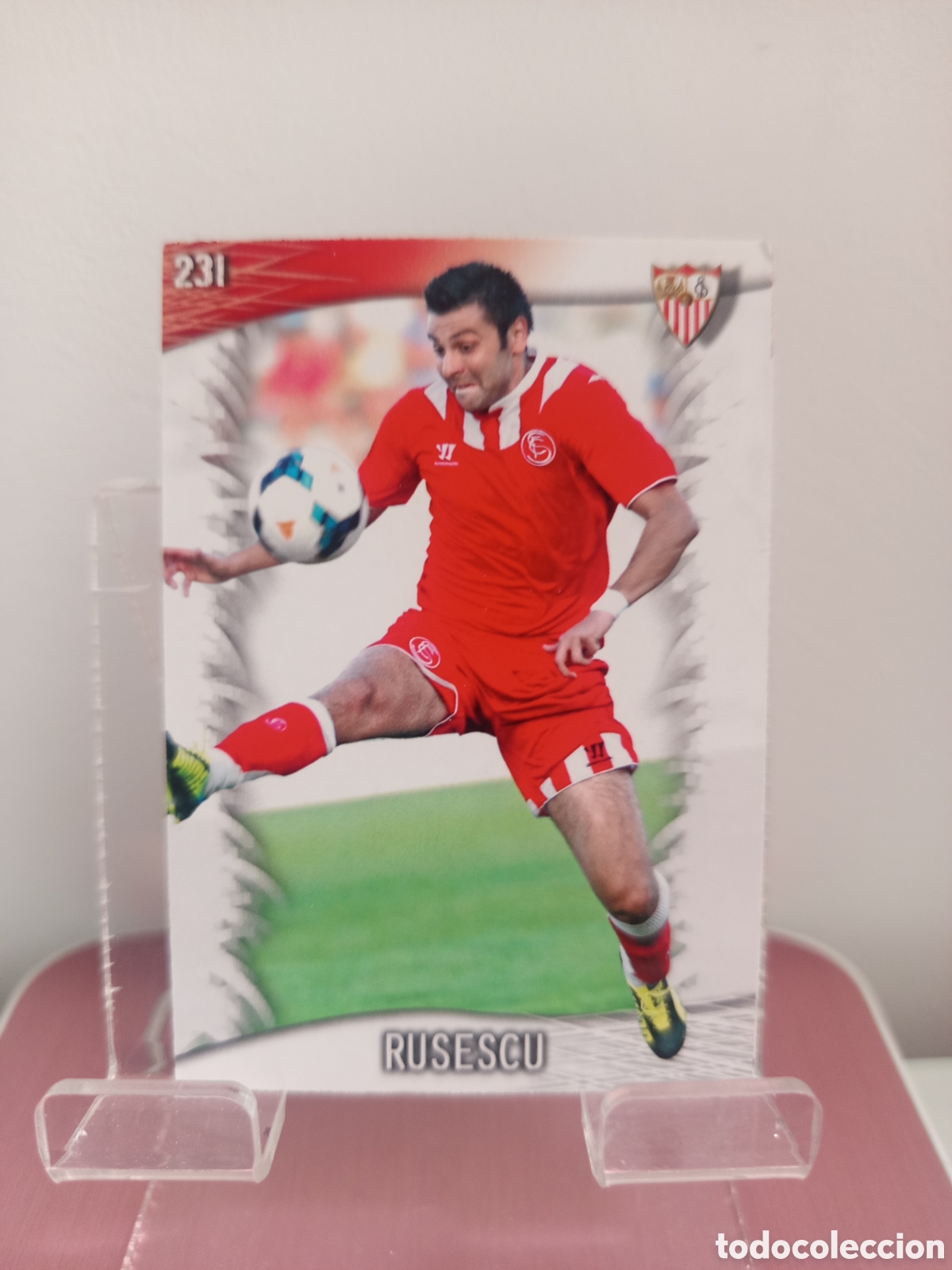 Cromos de Futebol: ❇️ CROMO CARD ⚽ RUSESCU SEVILLA 231 FICHAS LIGA QUIZ GAME 2014 13 14 2013 2014 MUNDICROMO ❇️