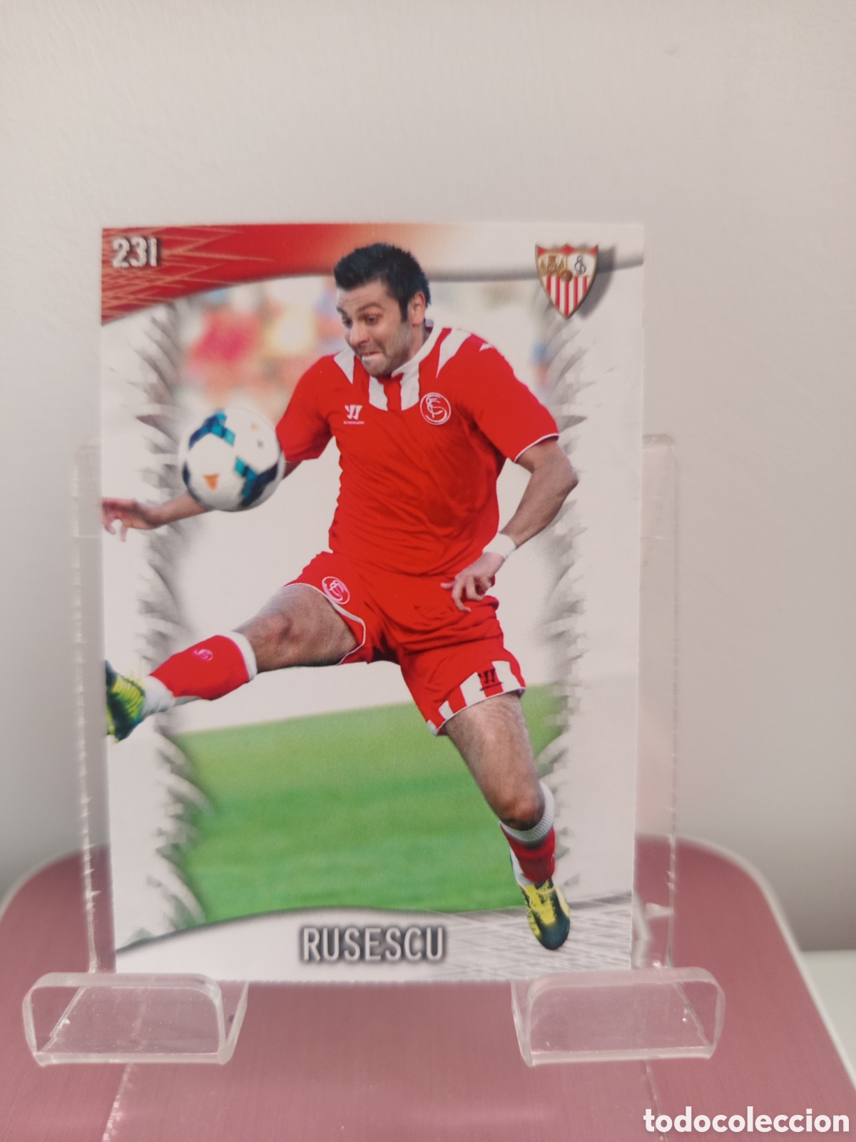 Cromos de Futebol: ❇️ CROMO CARD ⚽ RUSESCU SEVILLA 231 FICHAS LIGA QUIZ GAME 2014 13 14 2013 2014 MUNDICROMO ❇️