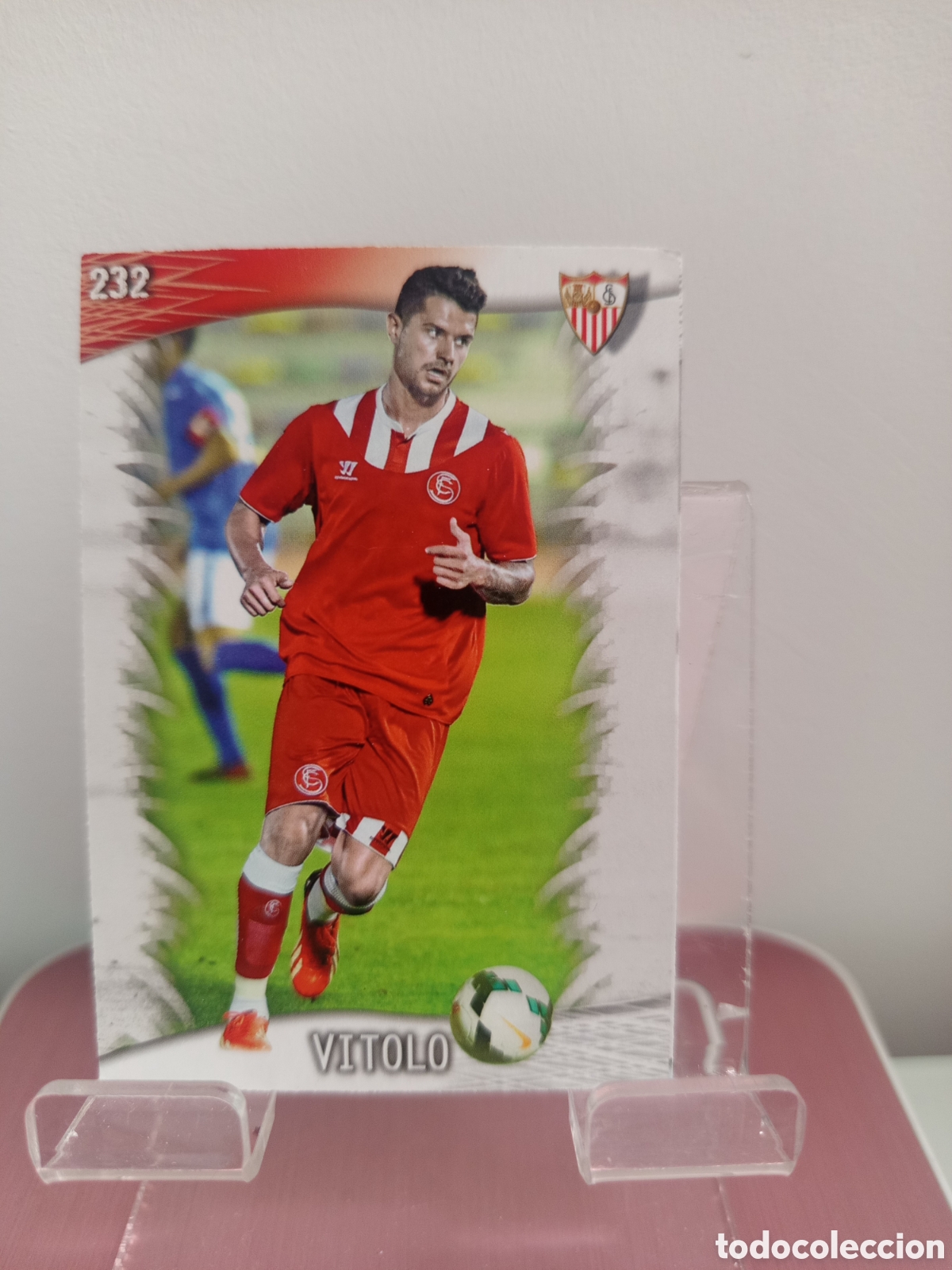 Cromos de Futebol: ❇️ CROMO CARD ⚽ VITOLO SEVILLA 232 FICHAS LIGA QUIZ GAME 2014 13 14 2013 2014 MUNDICROMO ❇️