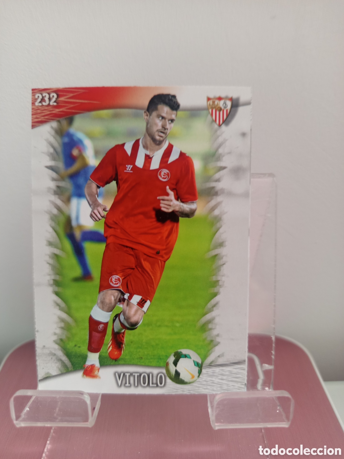 Cromos de Futebol: ❇️ CROMO CARD ⚽ VITOLO SEVILLA 232 FICHAS LIGA QUIZ GAME 2014 13 14 2013 2014 MUNDICROMO ❇️
