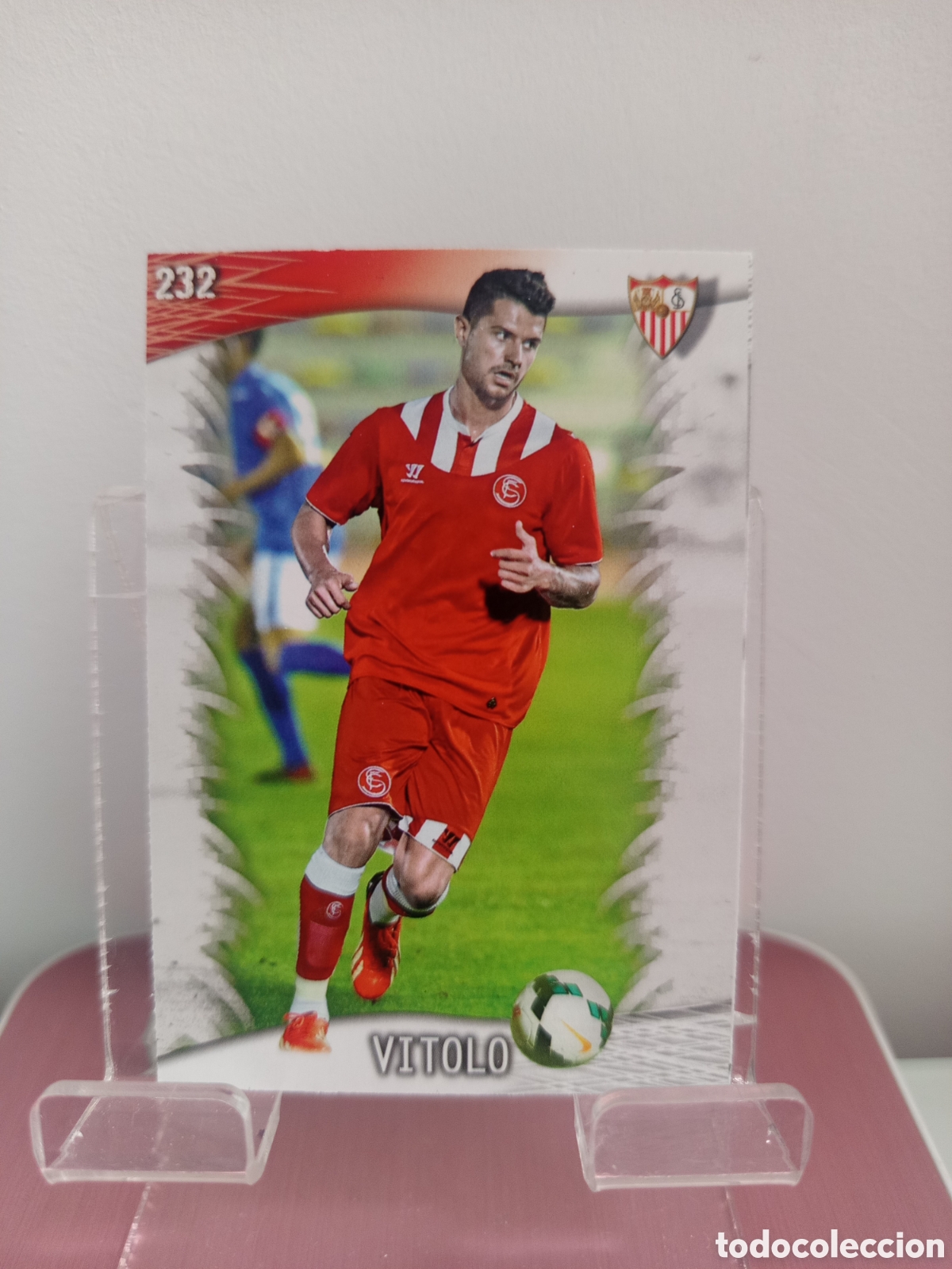 Cromos de Futebol: ❇️ CROMO CARD ⚽ VITOLO SEVILLA 232 FICHAS LIGA QUIZ GAME 2014 13 14 2013 2014 MUNDICROMO ❇️