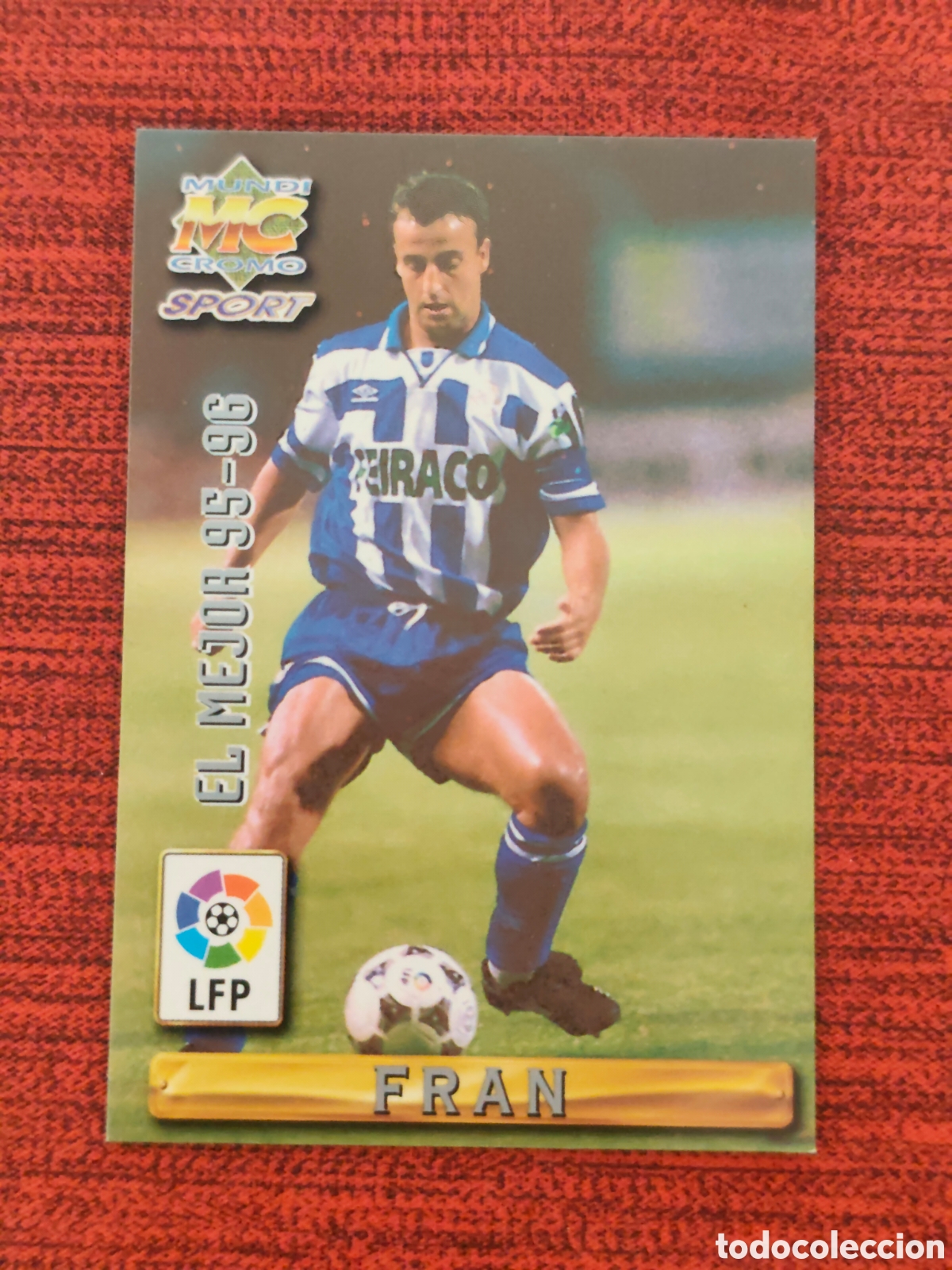 Cromos de f&uacute;tbol: 408 FRAN DEPORTIVO EL MEJOR 95-96 MUNDICROMO 1996 1997 #