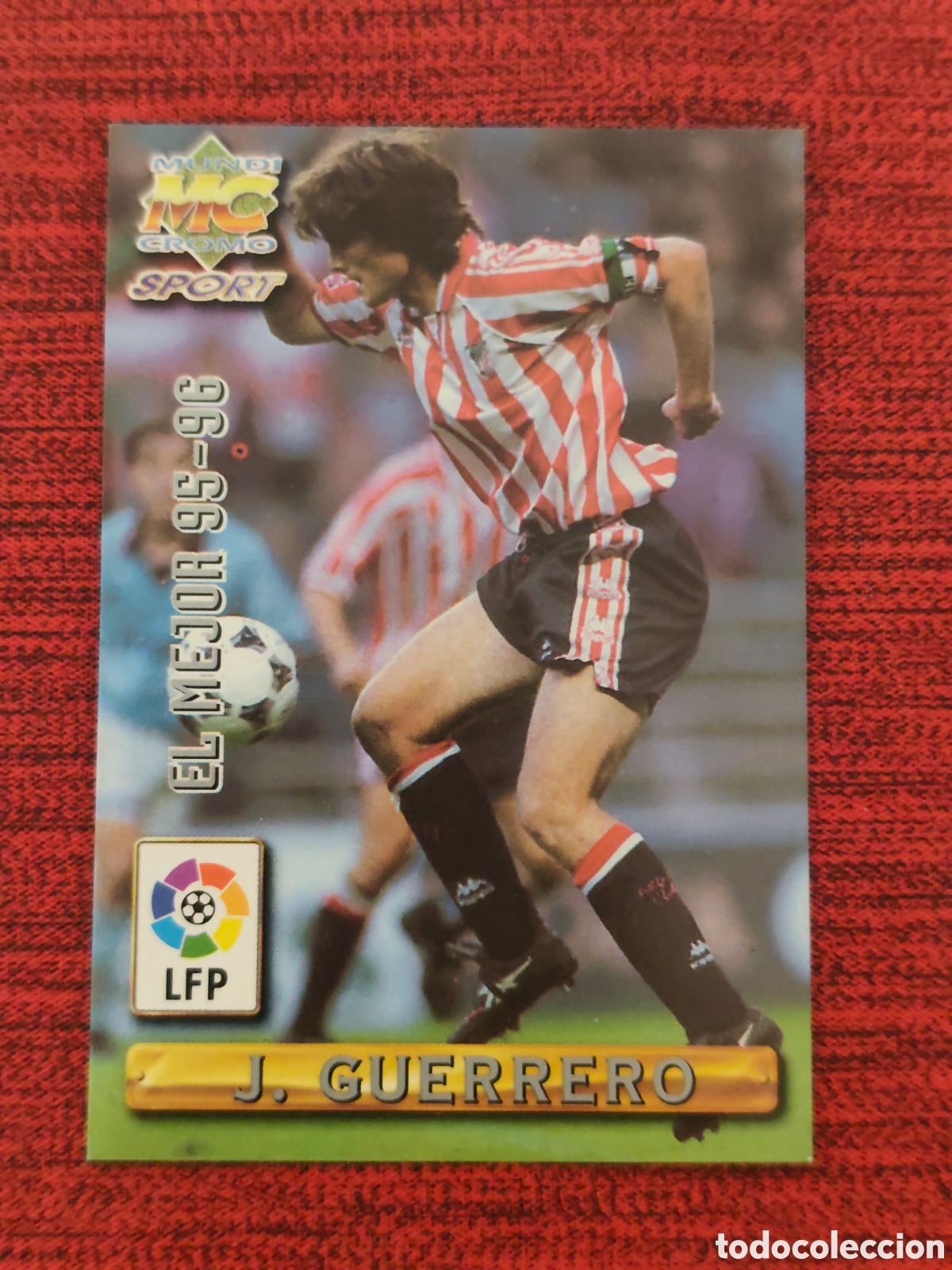Cromos de f&uacute;tbol: 412 J. GUERRERO ATHLETIC BILBAO EL MEJOR 95-96 MUNDICROMO 1996 1997 #