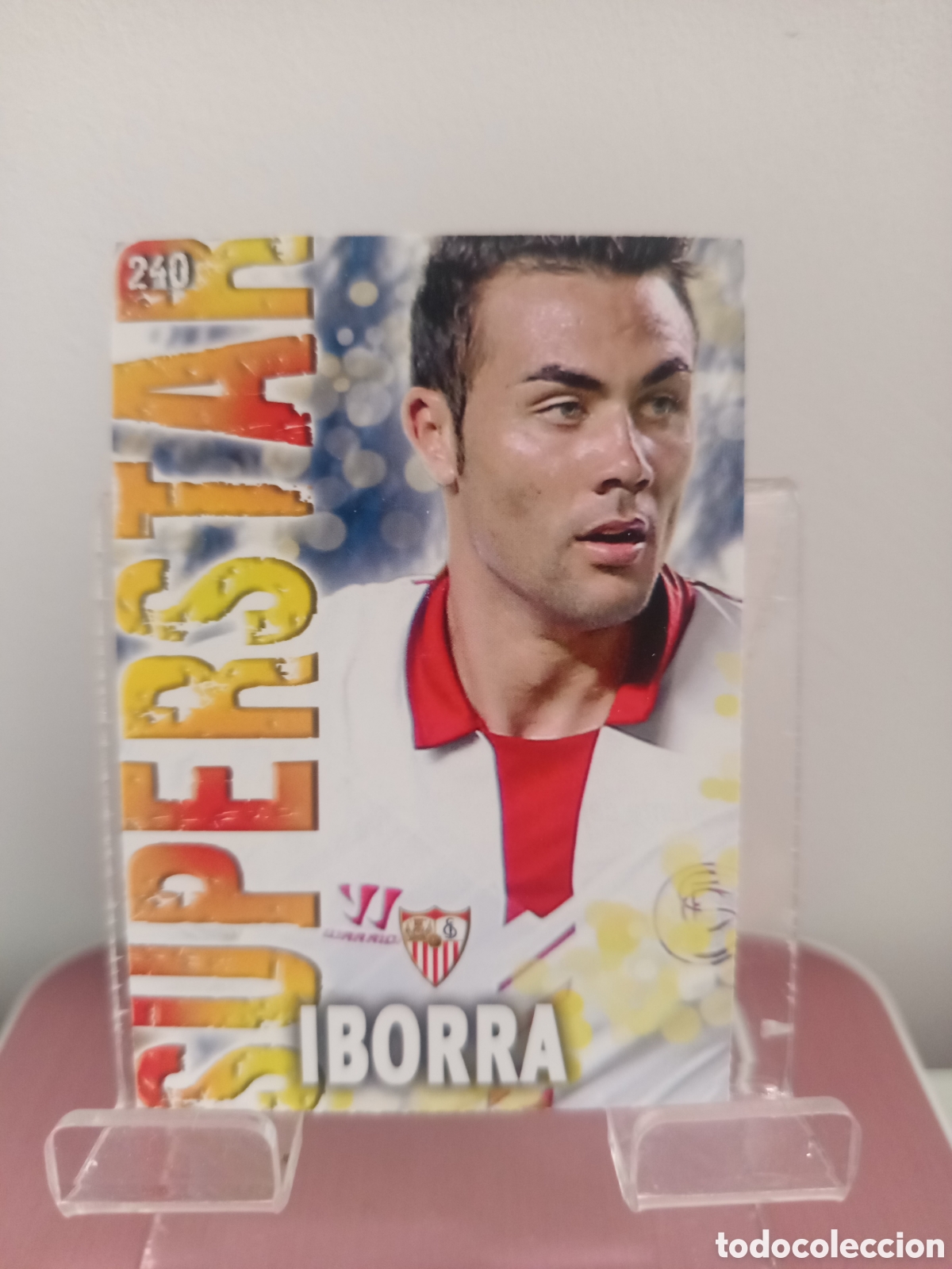 Cromos de f&uacute;tbol: ❇️ CROMO ⚽ IBORRA SEVILLA 240 SUPERSTAR FICHAS LIGA QUIZ GAME 2014 13 14 2013 2014 MUNDICROMO ❇️