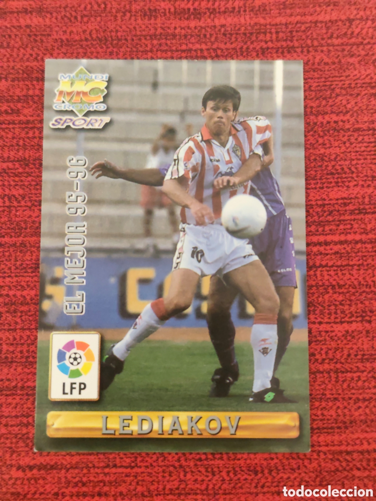 Cromos de f&uacute;tbol: 417 LEDIAKOV SPORTING GIJ&Oacute;N EL MEJOR 95-96 MUNDICROMO 1996 1997 #