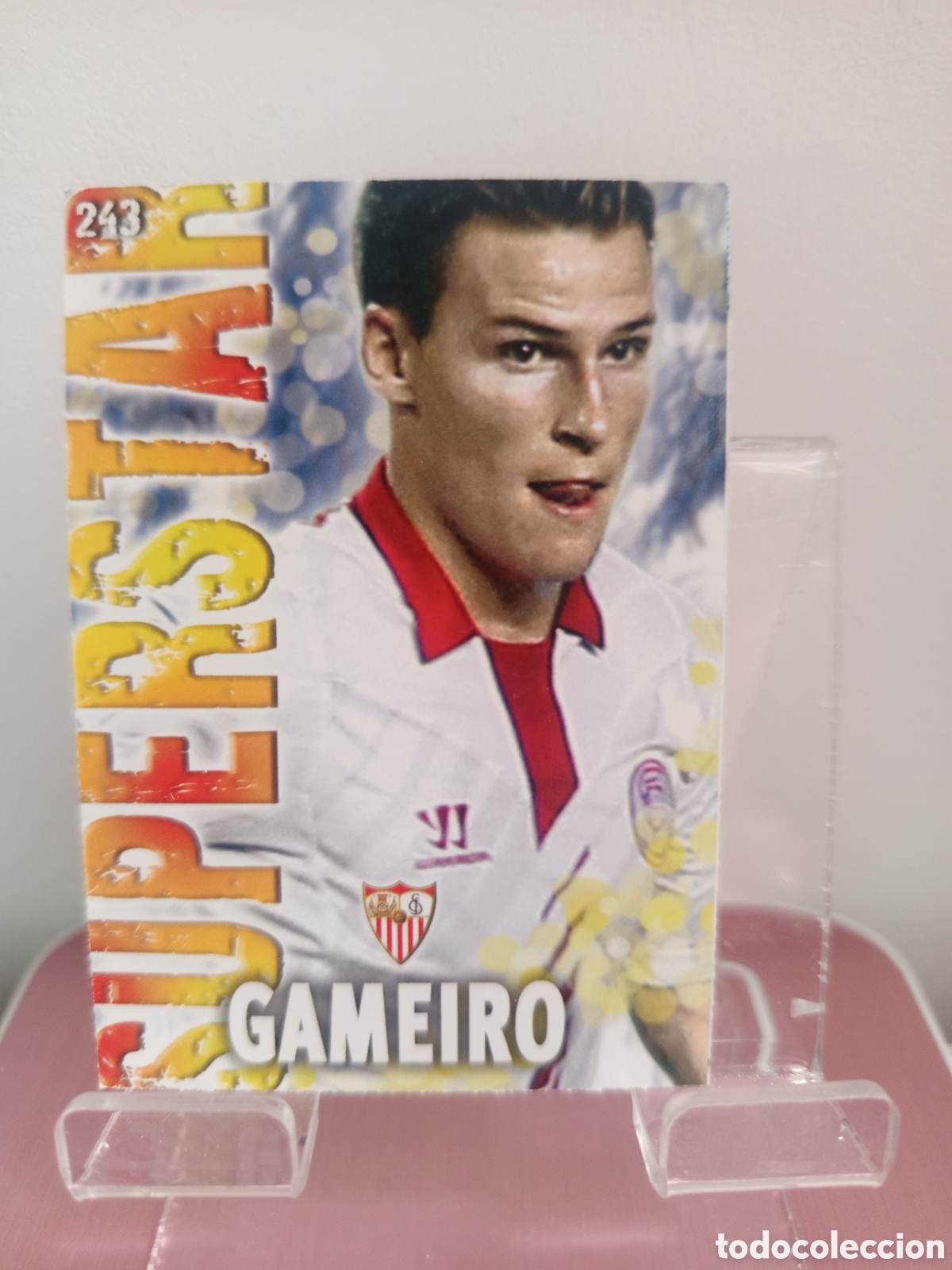 Cromos de f&uacute;tbol: ❇️ CROMO CARD ⚽ GAMEIRO SEVILLA 243 SUPERSTAR FICHAS LIGA QUIZ GAME 2014 13 14 2013 MUNDICROMO ❇️