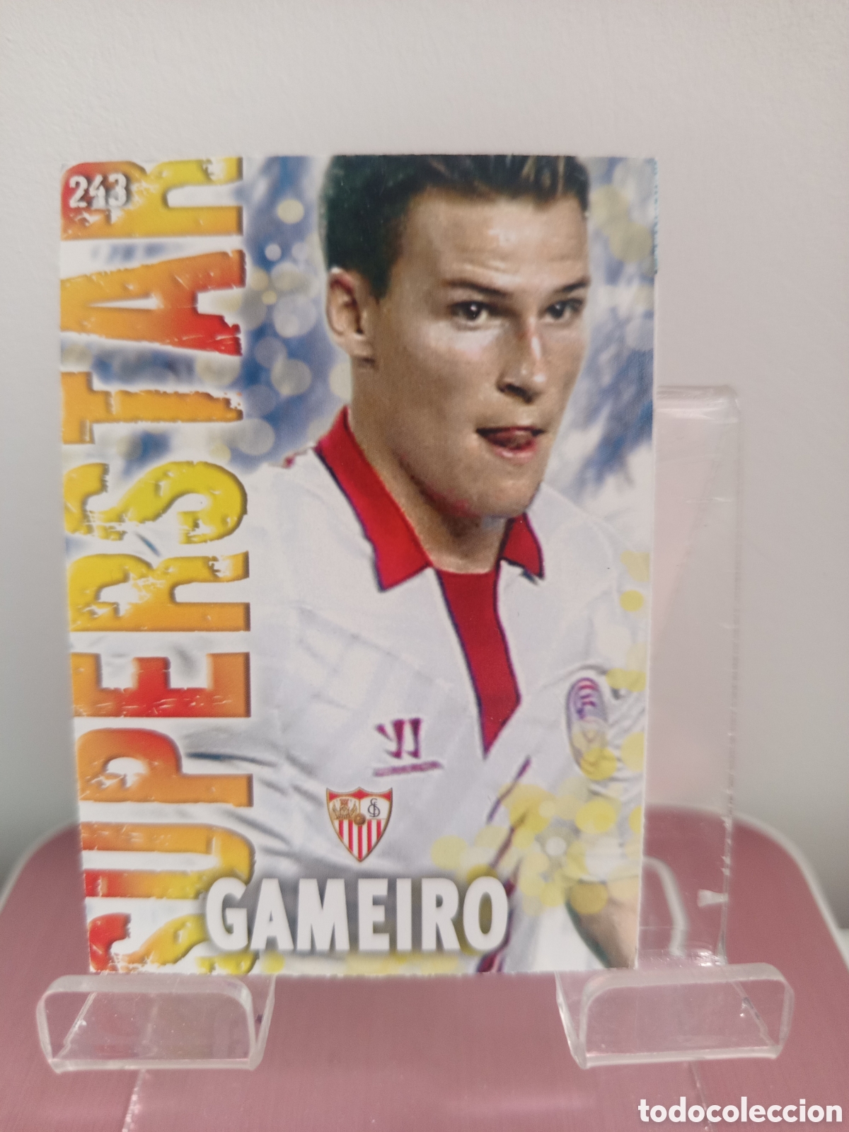 Cromos de f&uacute;tbol: ❇️ CROMO CARD ⚽ GAMEIRO SEVILLA 243 SUPERSTAR FICHAS LIGA QUIZ GAME 2014 13 14 2013 MUNDICROMO ❇️