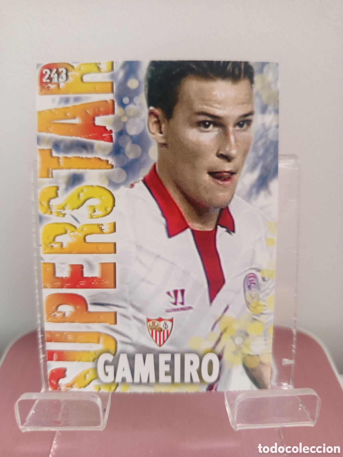 Cromos de f&uacute;tbol: ❇️ CROMO CARD ⚽ GAMEIRO SEVILLA 243 SUPERSTAR FICHAS LIGA QUIZ GAME 2014 13 14 2013 MUNDICROMO ❇️
