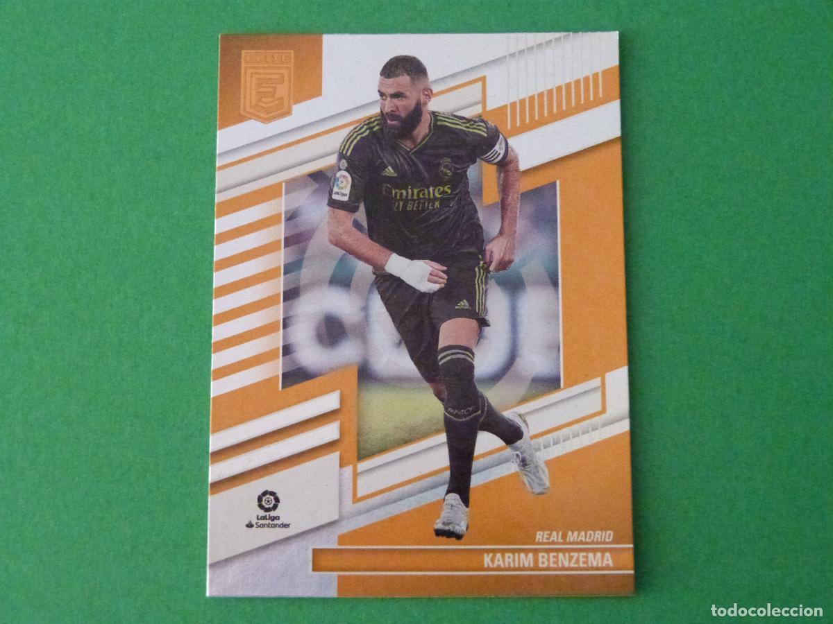 Cromos de f&uacute;tbol: TRADING CARD FUTBOL BENZEMA REAL MADRID C.F. N&ordm; 146 LIGA ELITE 2022-2023/22-23 PANINI